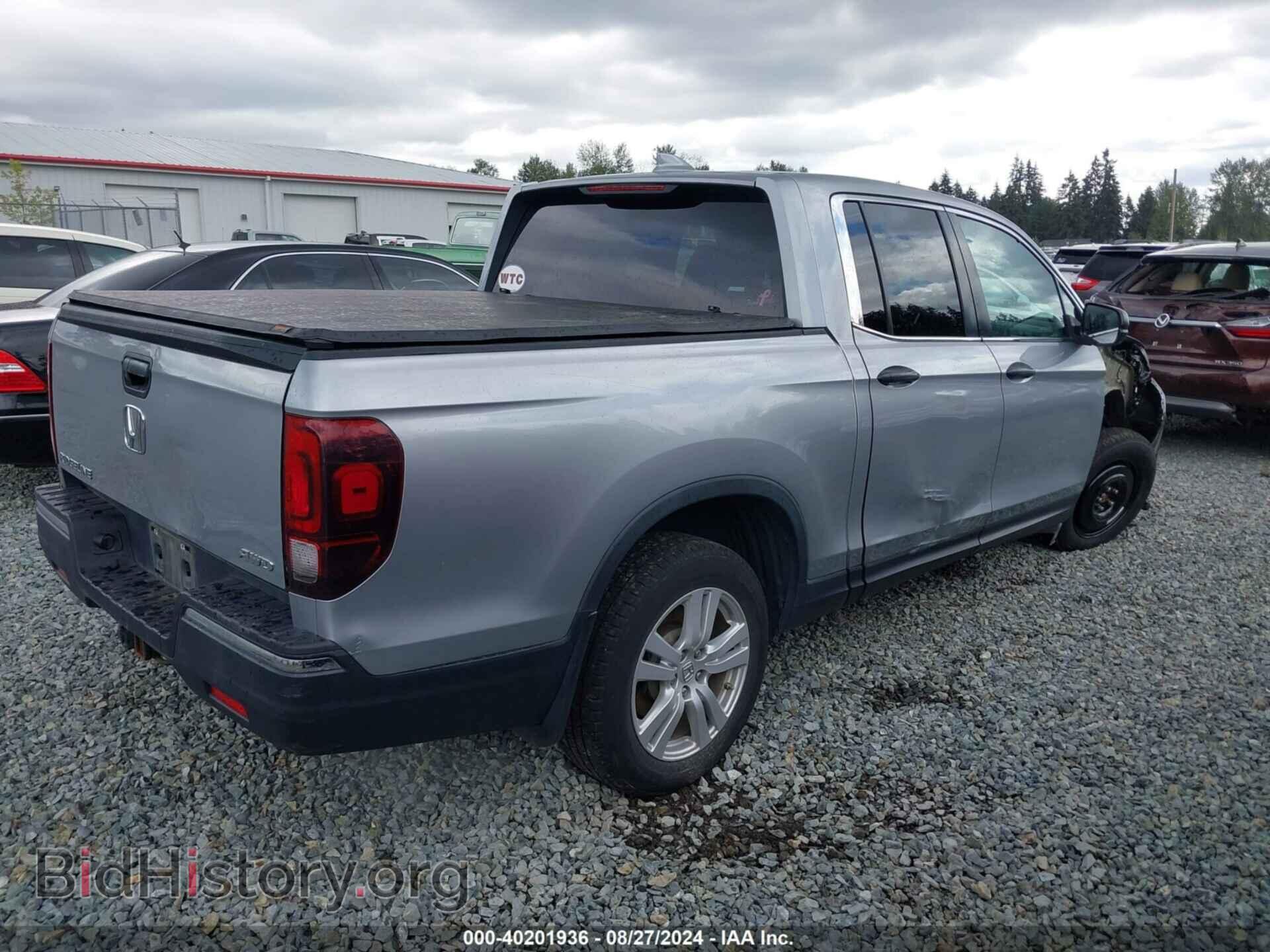 2017 HONDA RIDGELINE - VIN: 5FPYK3F29HB020081 - Фото 4