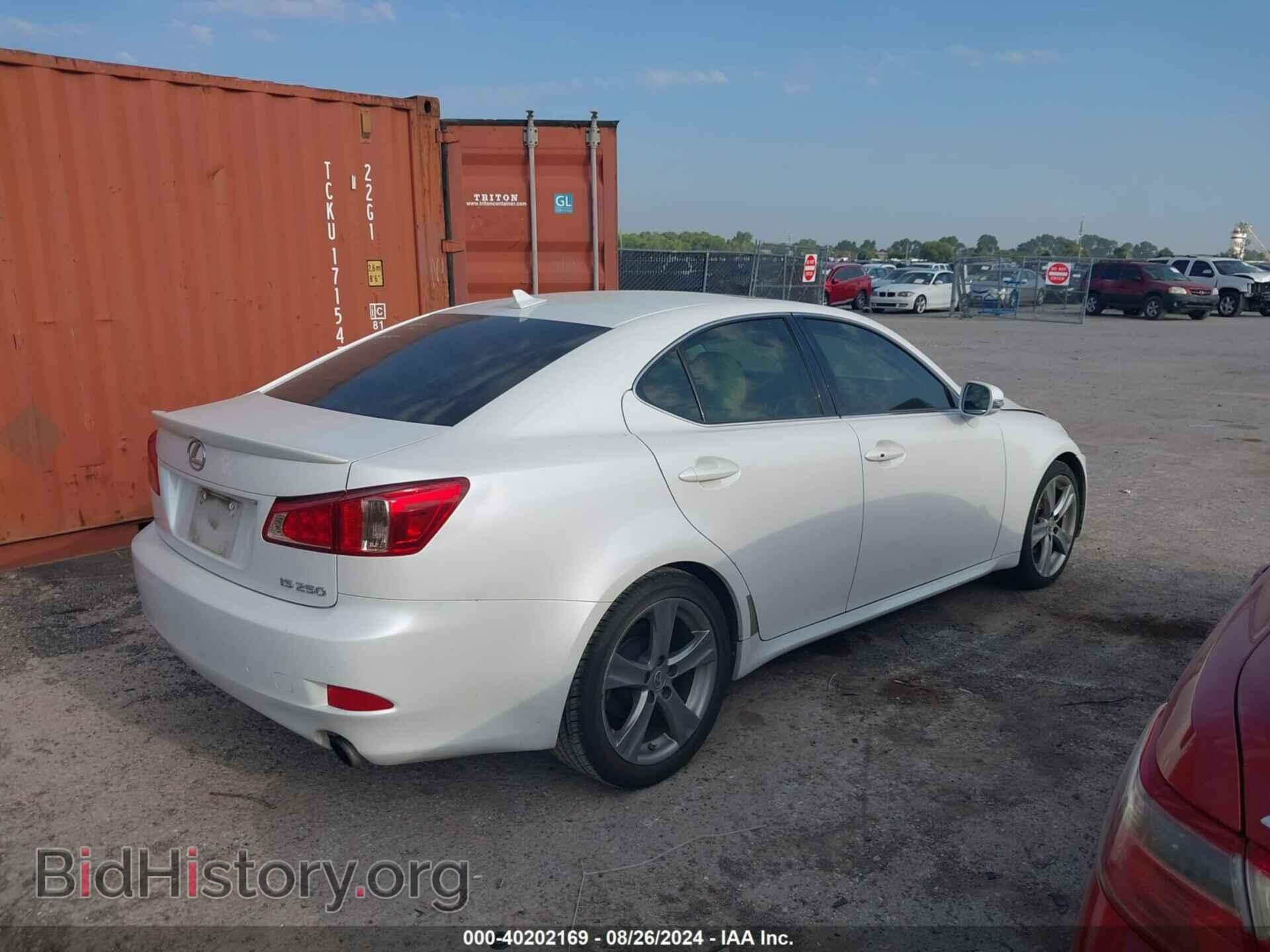 2012 LEXUS IS 250 - VIN: JTHBF5C21C5173372 - Фото 4
