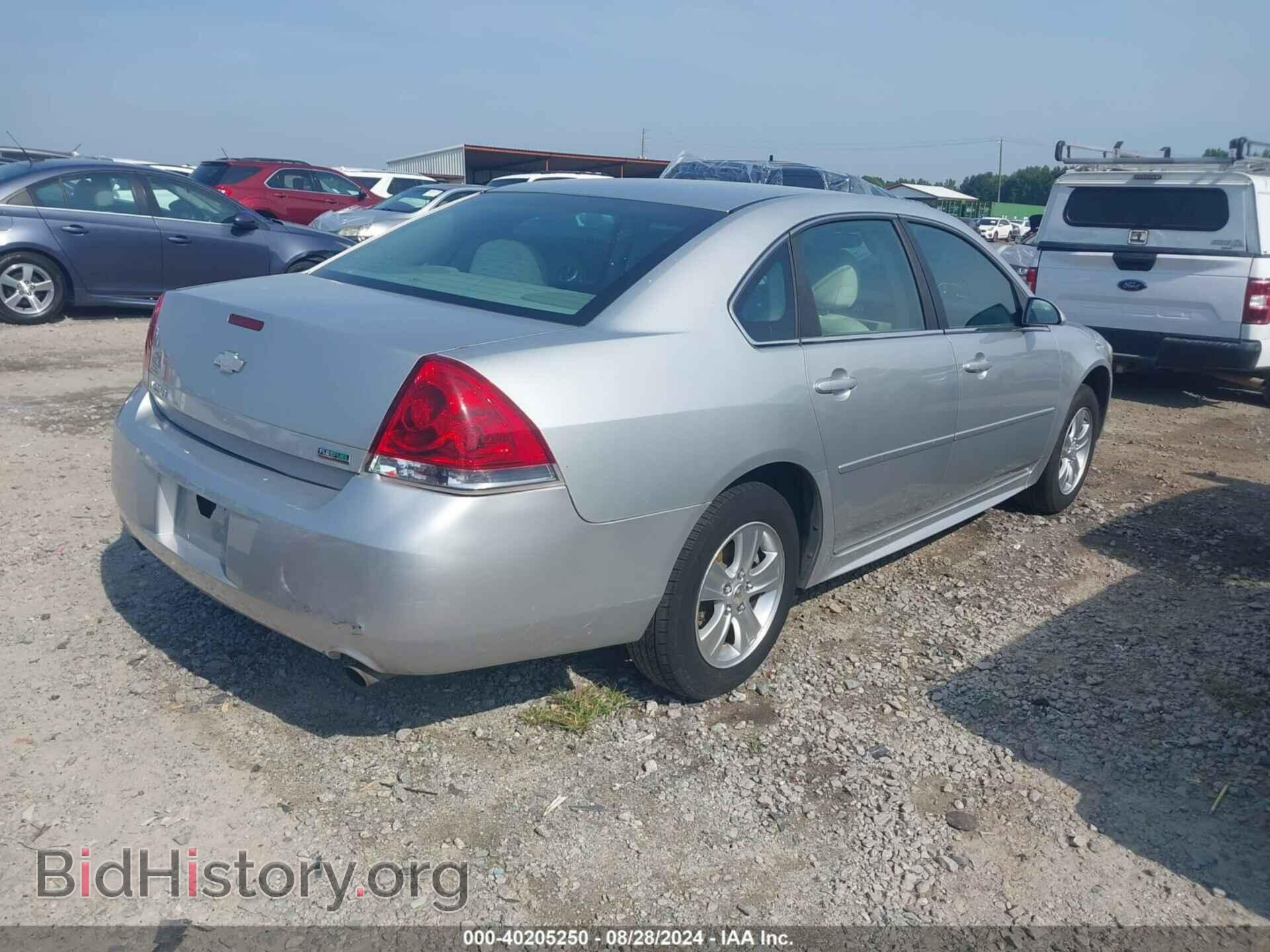2013 CHEVROLET IMPALA - VIN: 2G1WF5E32D1255258 - Фото 4