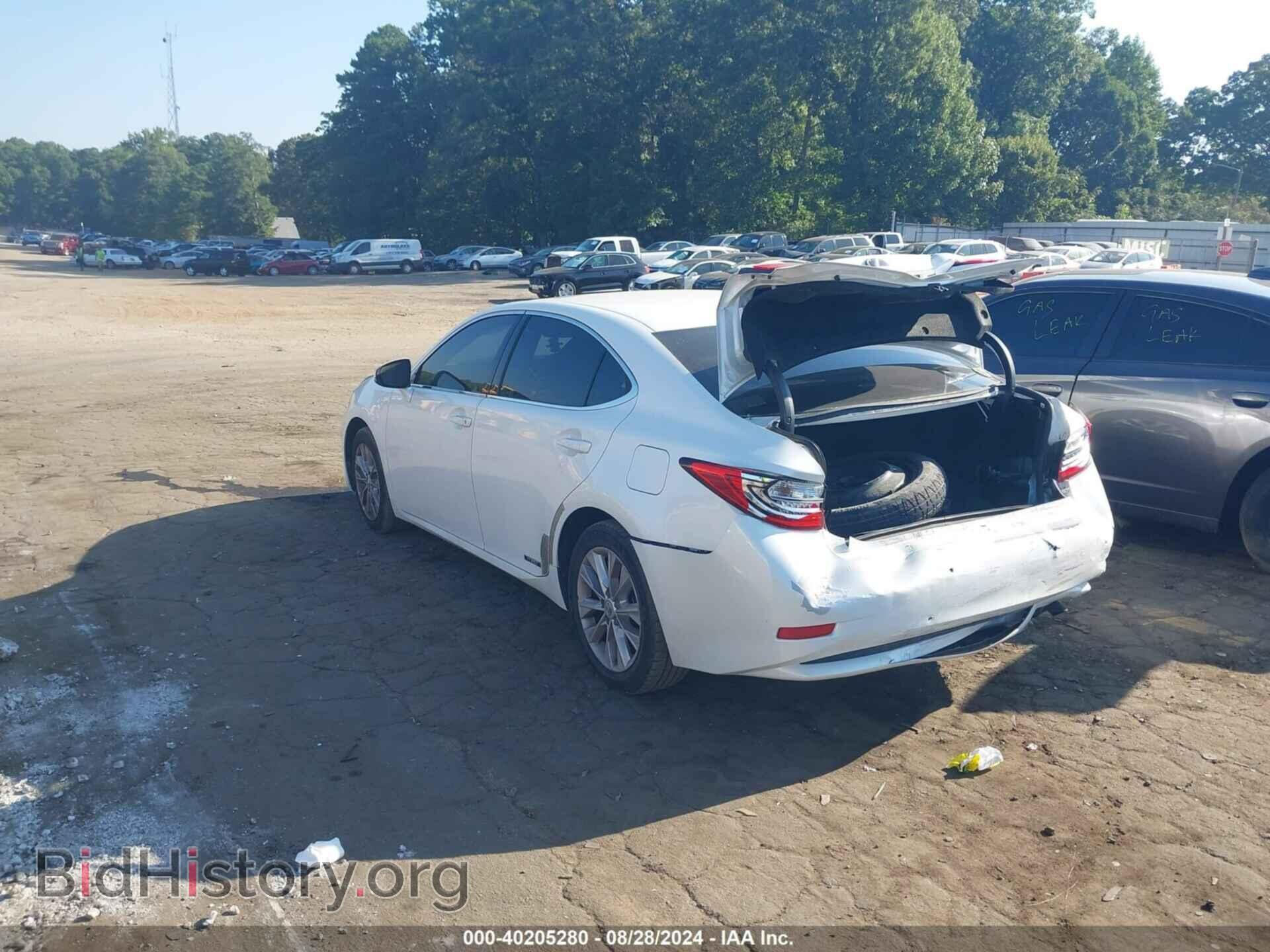 2014 LEXUS ES 300H - VIN: JTHBW1GG4E2070837 - Фото 3