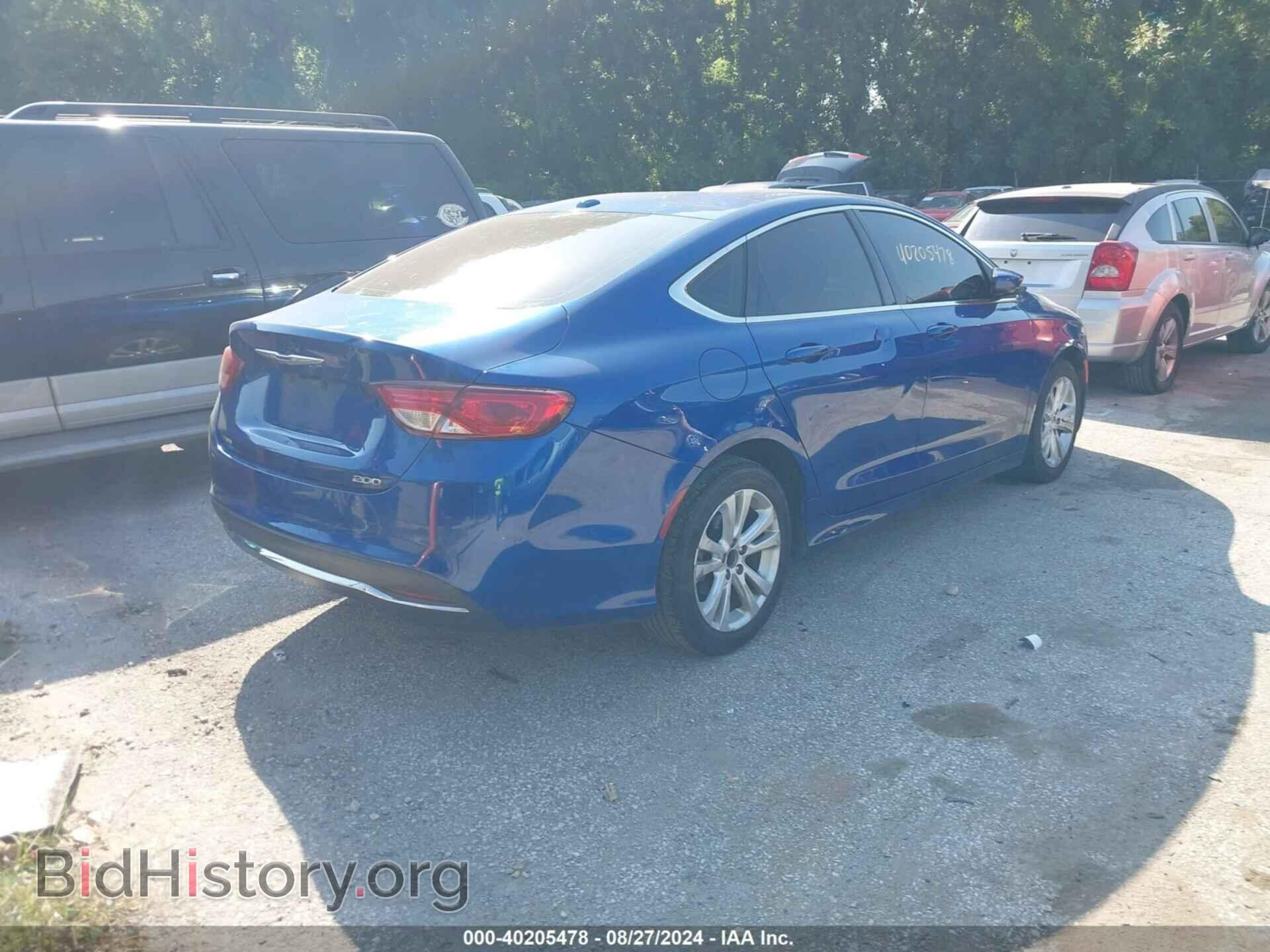2015 CHRYSLER 200 - VIN: 1C3CCCAB9FN675206 - Фото 4
