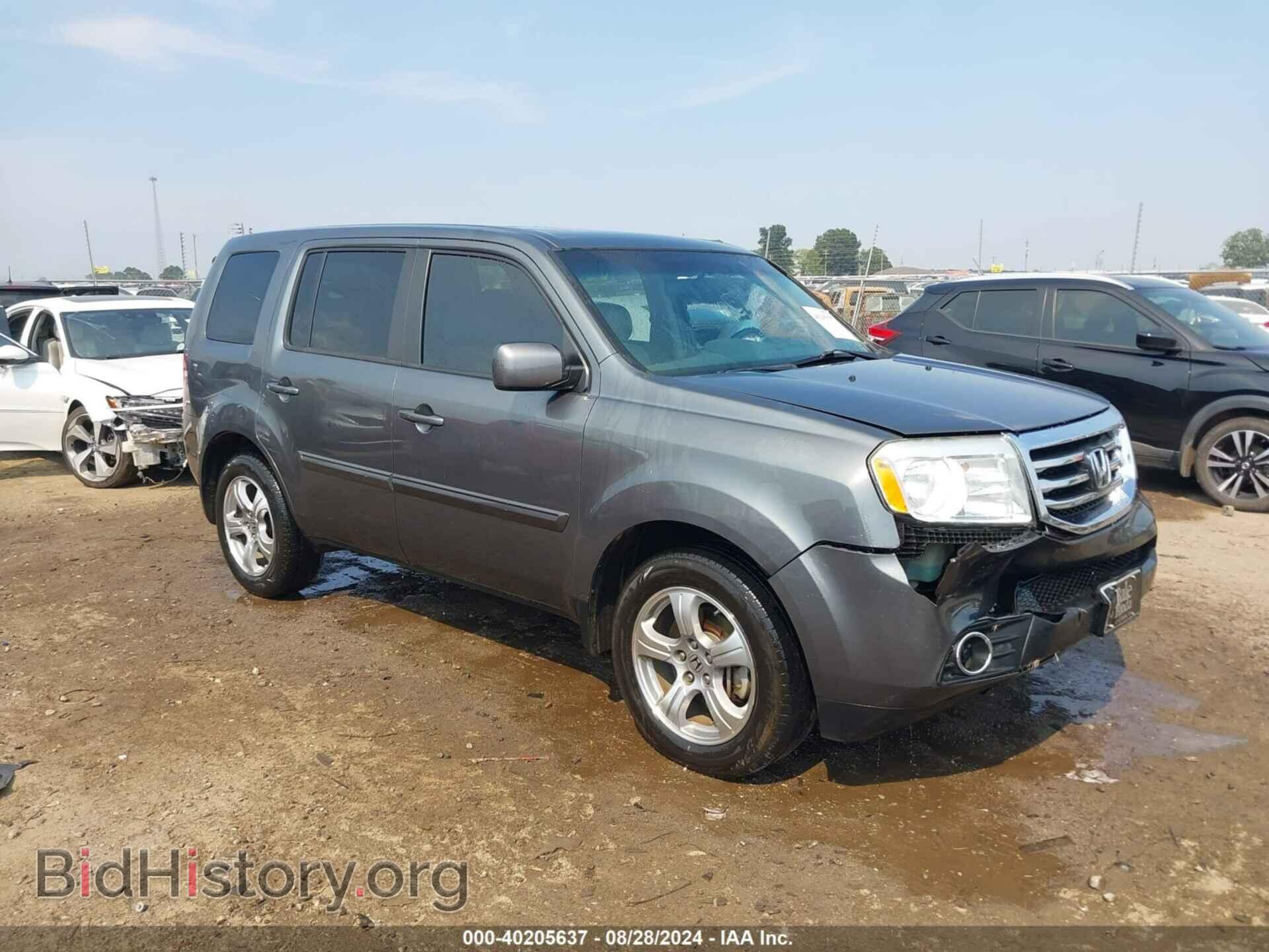 Photo 5FNYF3H50CB041432 - HONDA PILOT 2012