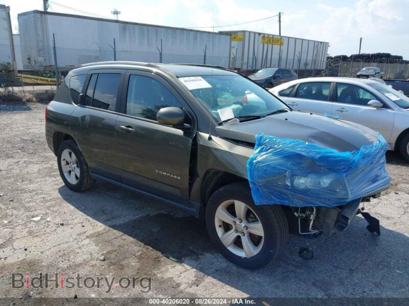 2015 Jeep COMPASS Latitude (VIN 1C4NJDEB6FD258108) — photo 1 of 11, IAAI, damage: front end
