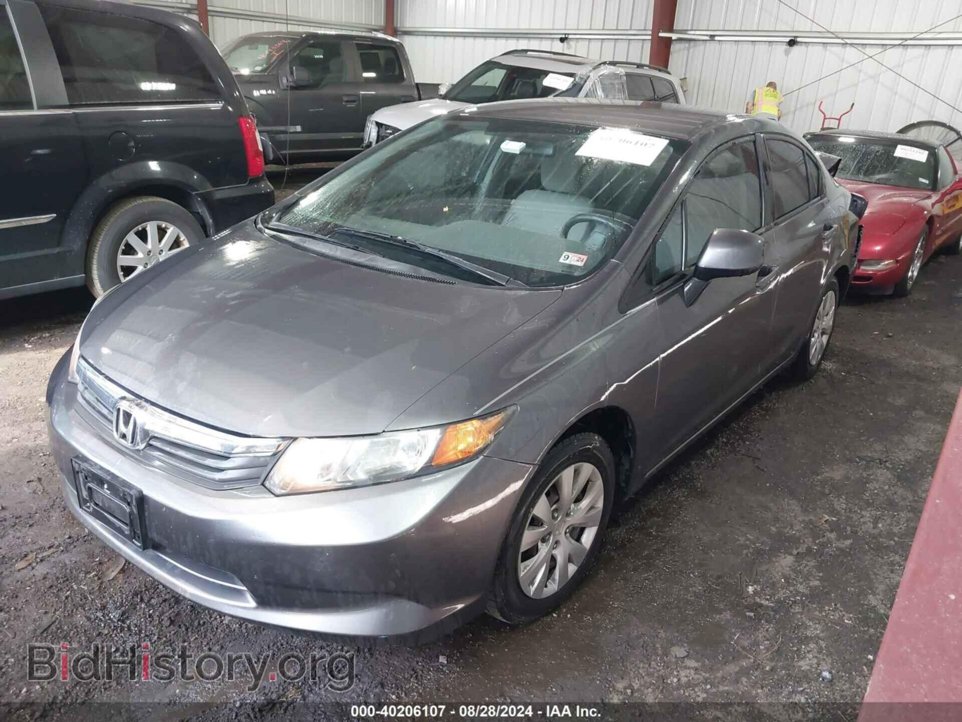 2012 HONDA CIVIC - VIN: 2HGFB2F55CH576526 - Фото 2