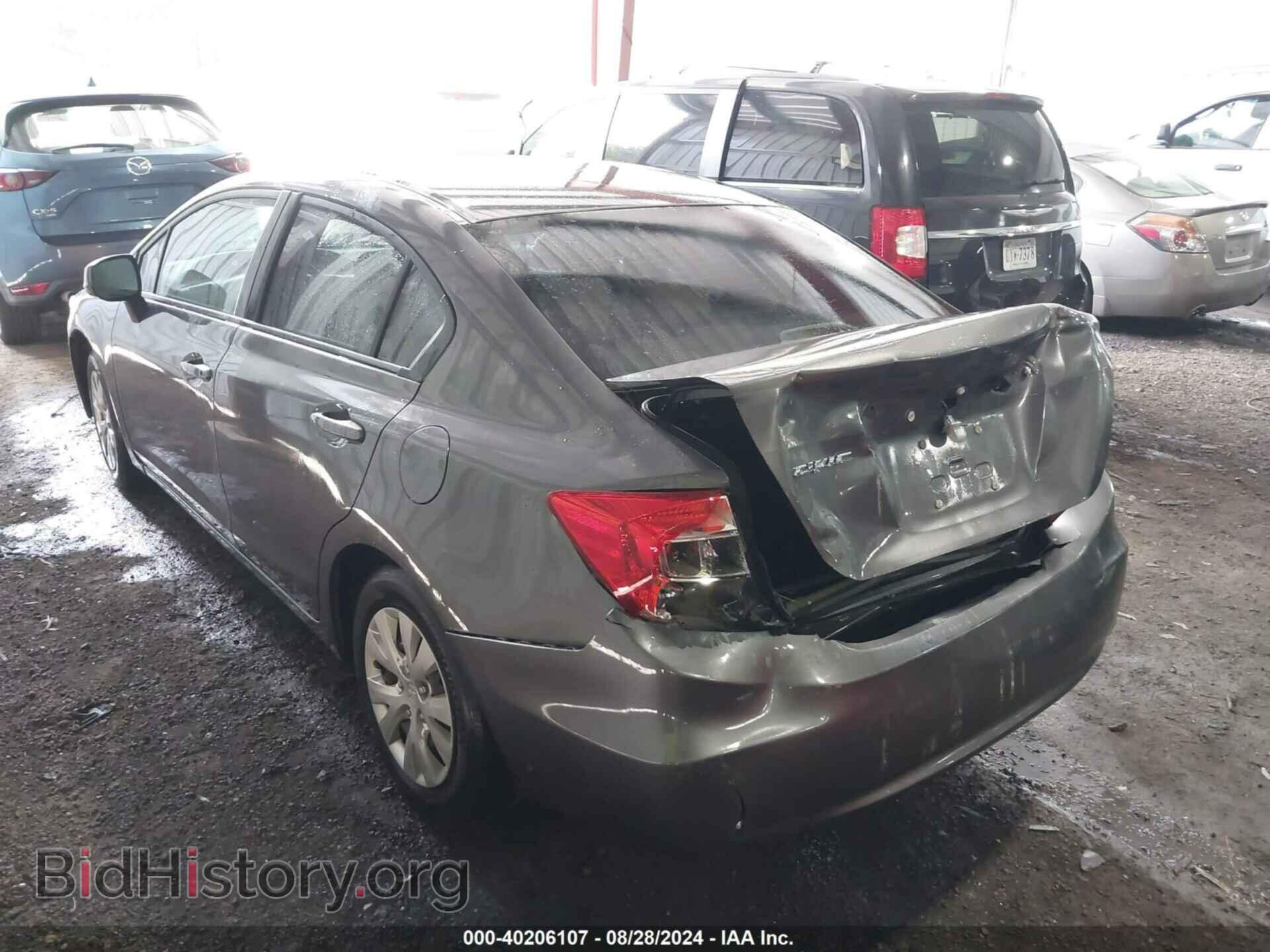 2012 HONDA CIVIC - VIN: 2HGFB2F55CH576526 - Фото 3