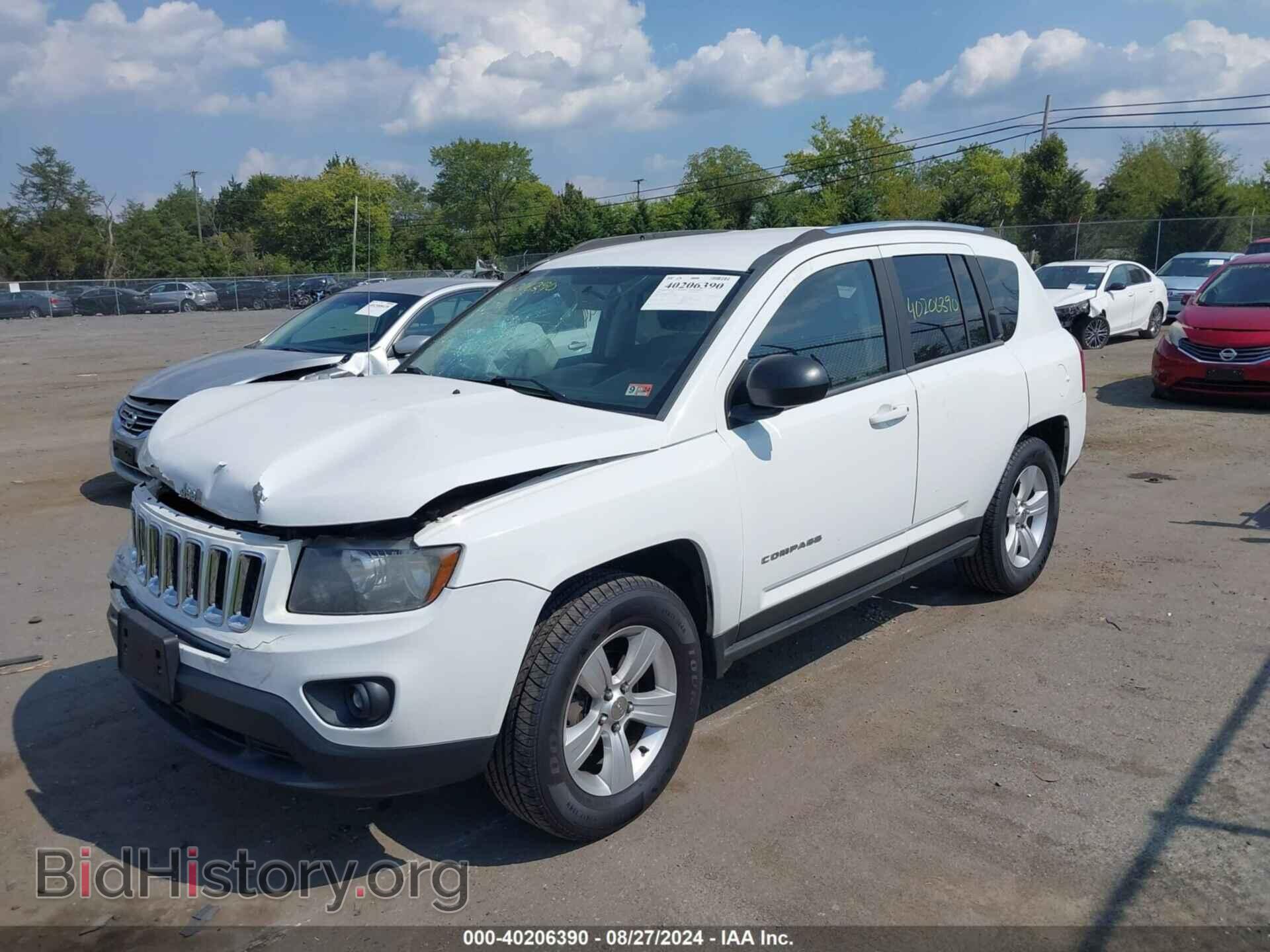 2014 JEEP COMPASS - VIN: 1C4NJDBB8ED647626 - Фото 2