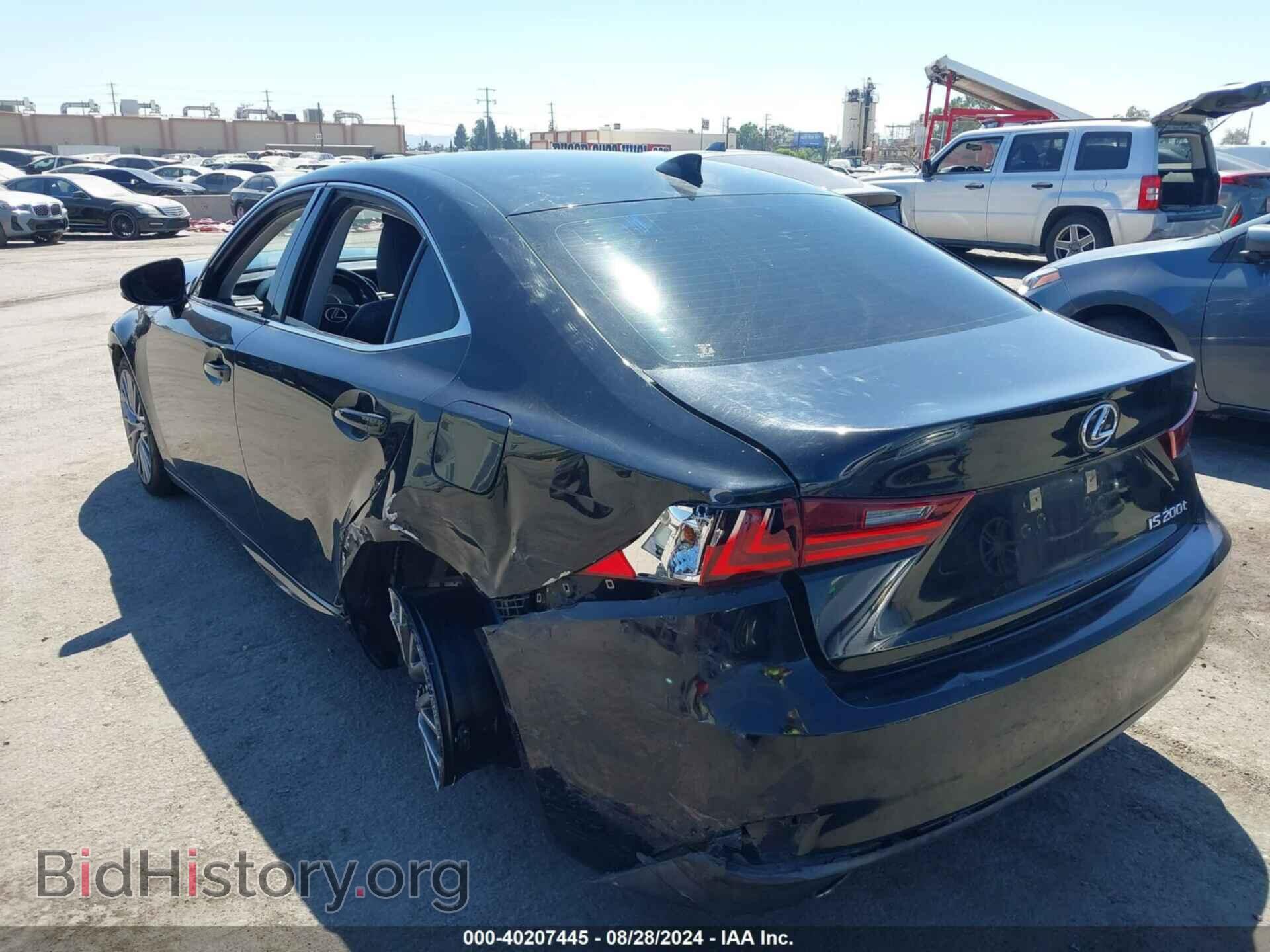 2016 LEXUS IS 200T - VIN: JTHBA1D28G5006289 - Фото 3