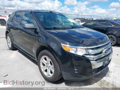 2014 Ford EDGE SE, черный — VIN 2FMDK3G97EBA94462, IAAI