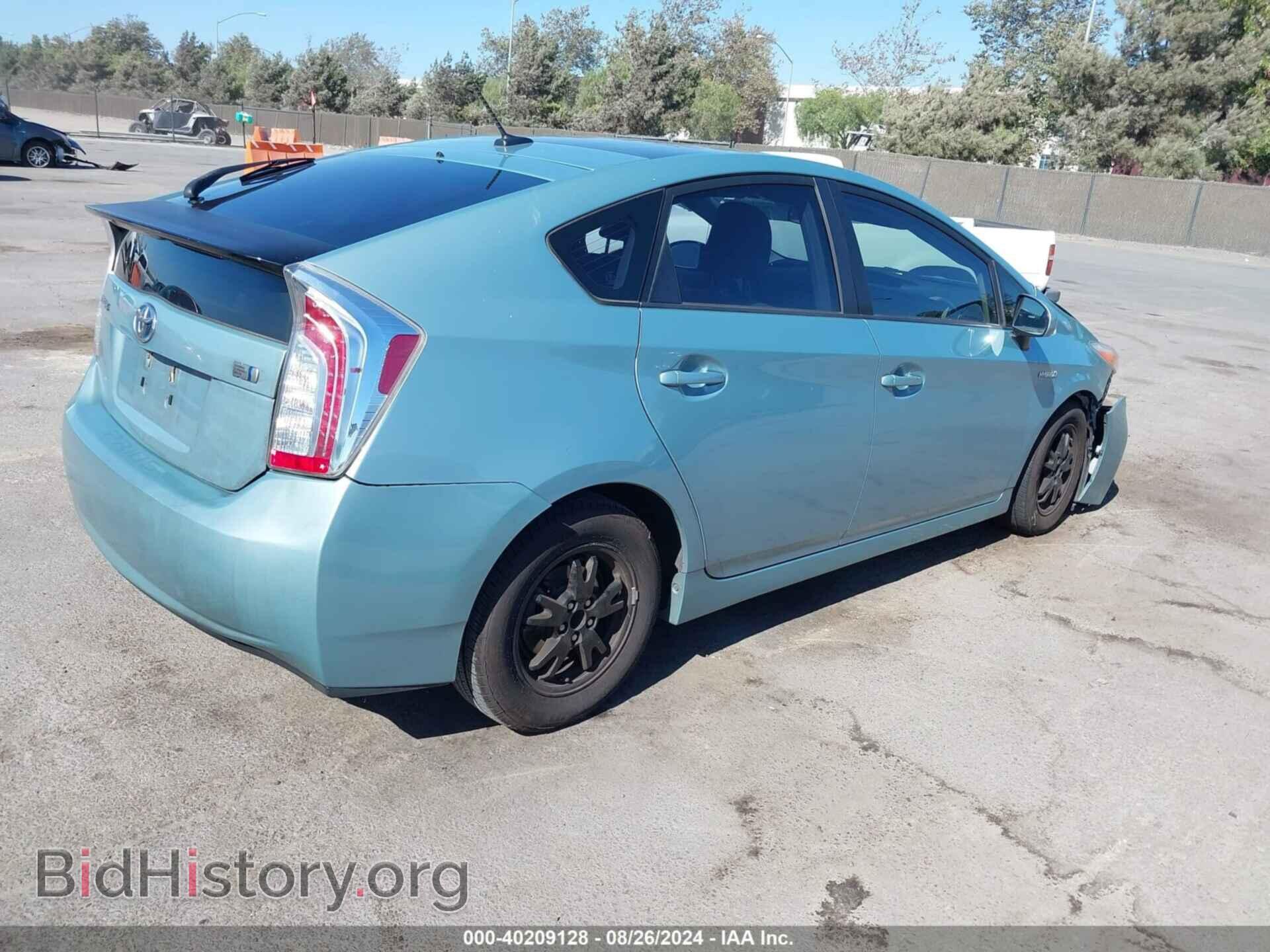 2013 TOYOTA PRIUS - VIN: JTDKN3DU6D5636357 - Фото 4