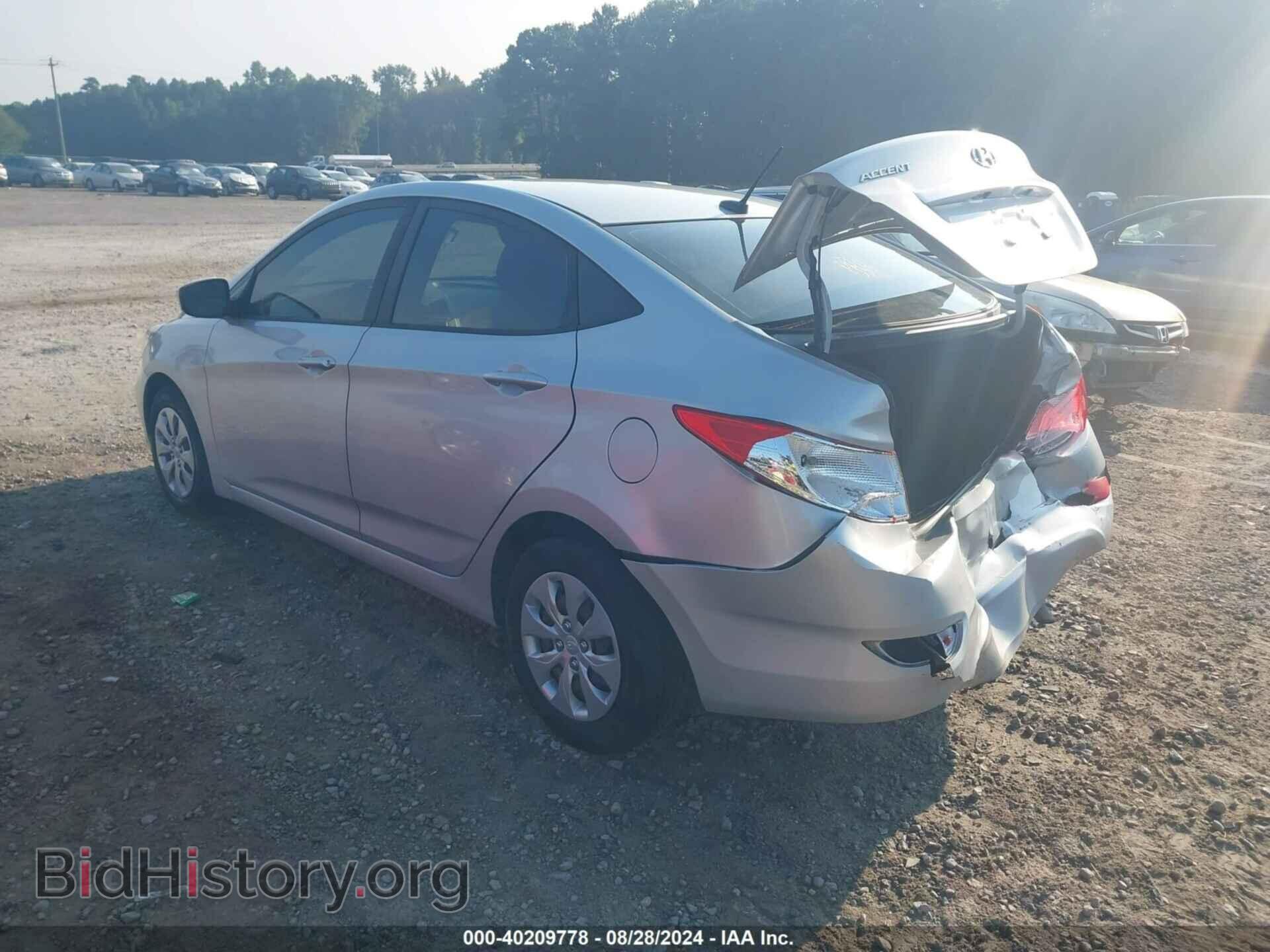 2017 HYUNDAI ACCENT - VIN: KMHCT4AE6HU292131 - Фото 3