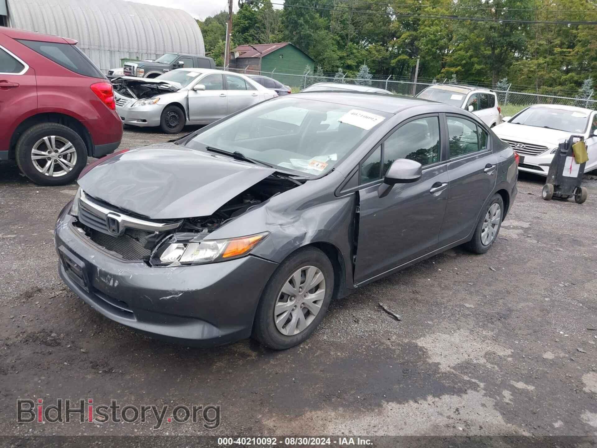 2012 HONDA CIVIC - VIN: 19XFB2F52CE318099 - Фото 2