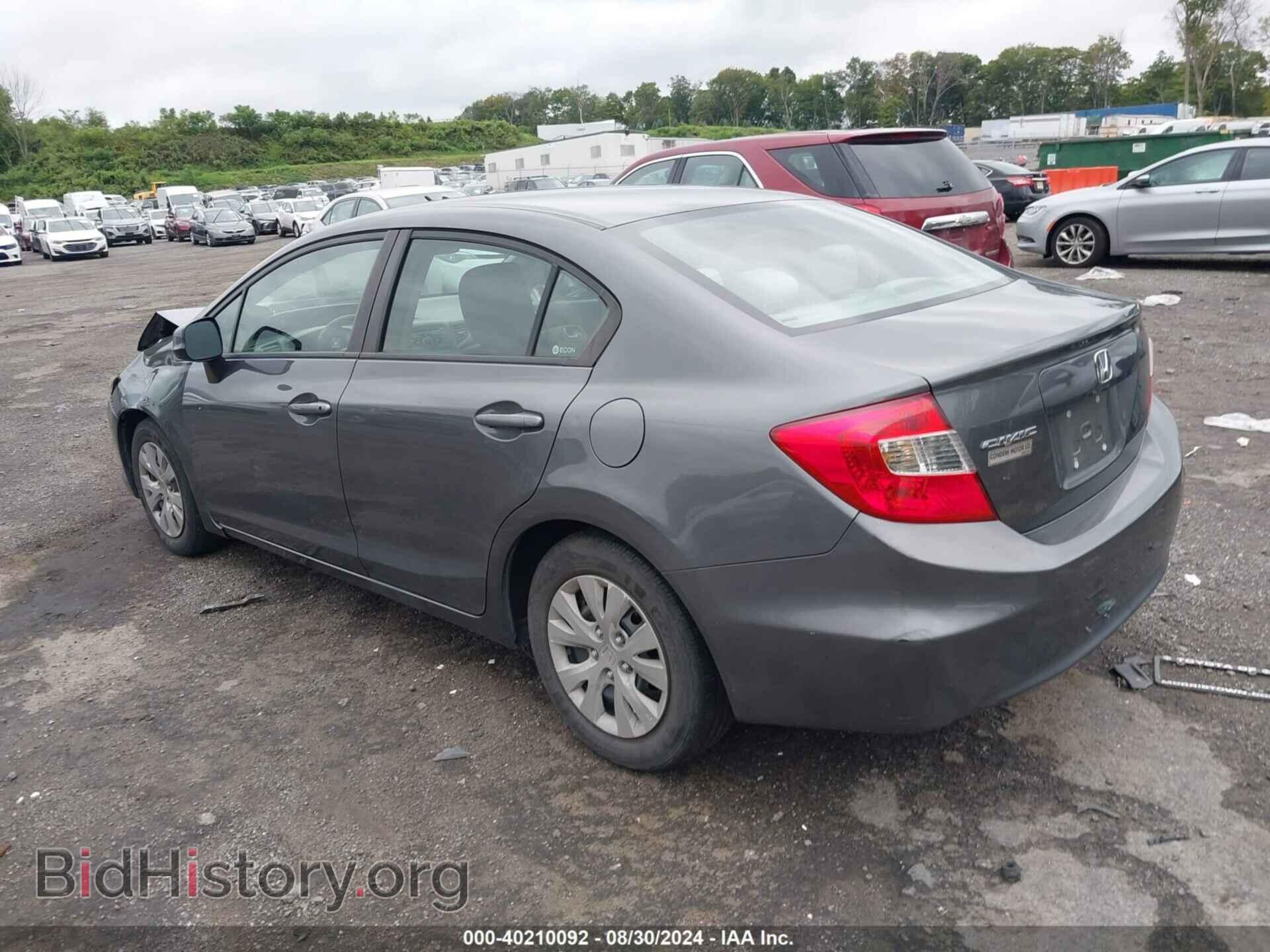 2012 HONDA CIVIC - VIN: 19XFB2F52CE318099 - Фото 3