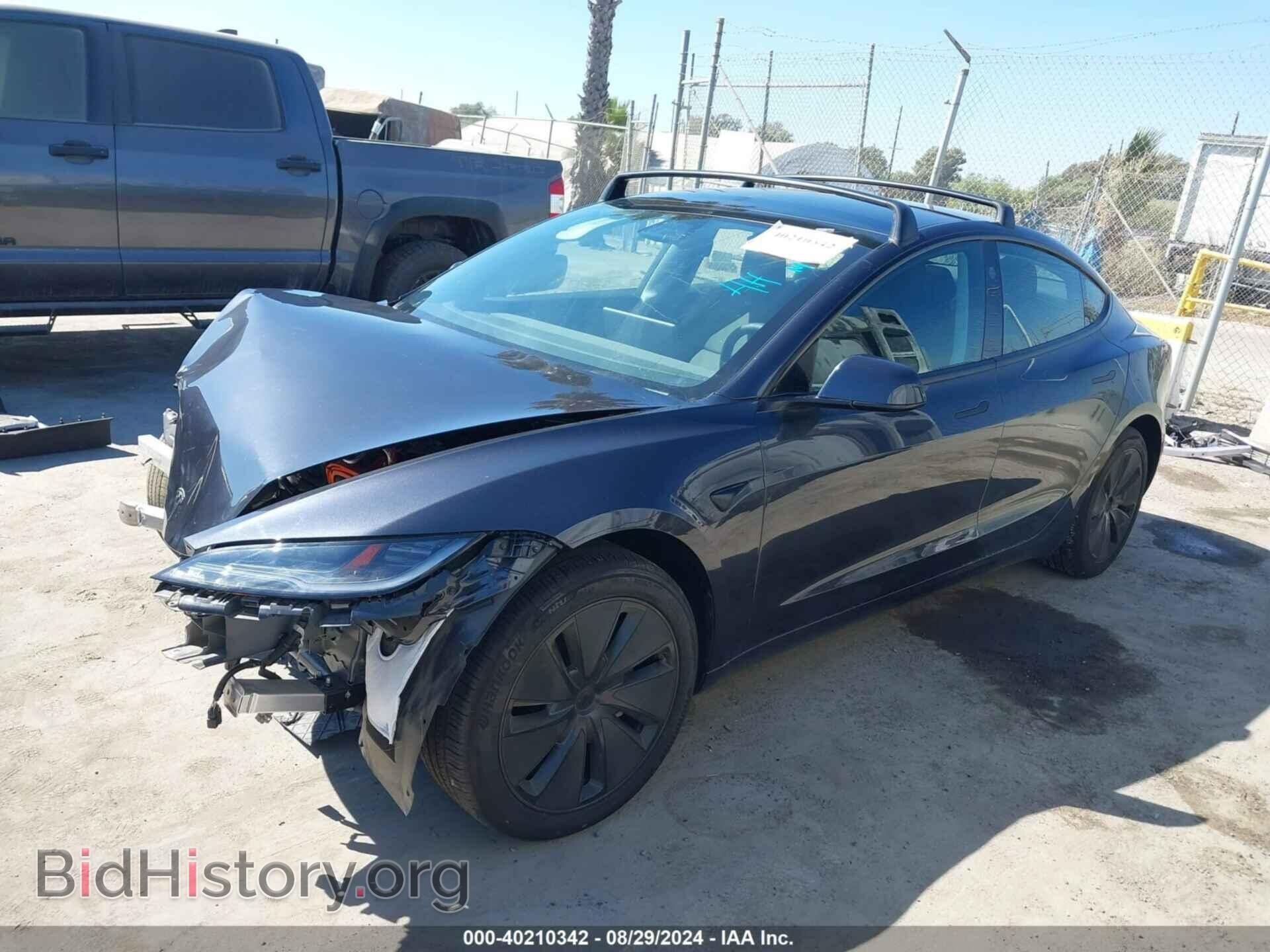 2024 TESLA MODEL 3 - VIN: 5YJ3E1EA2RF749483 - Фото 2