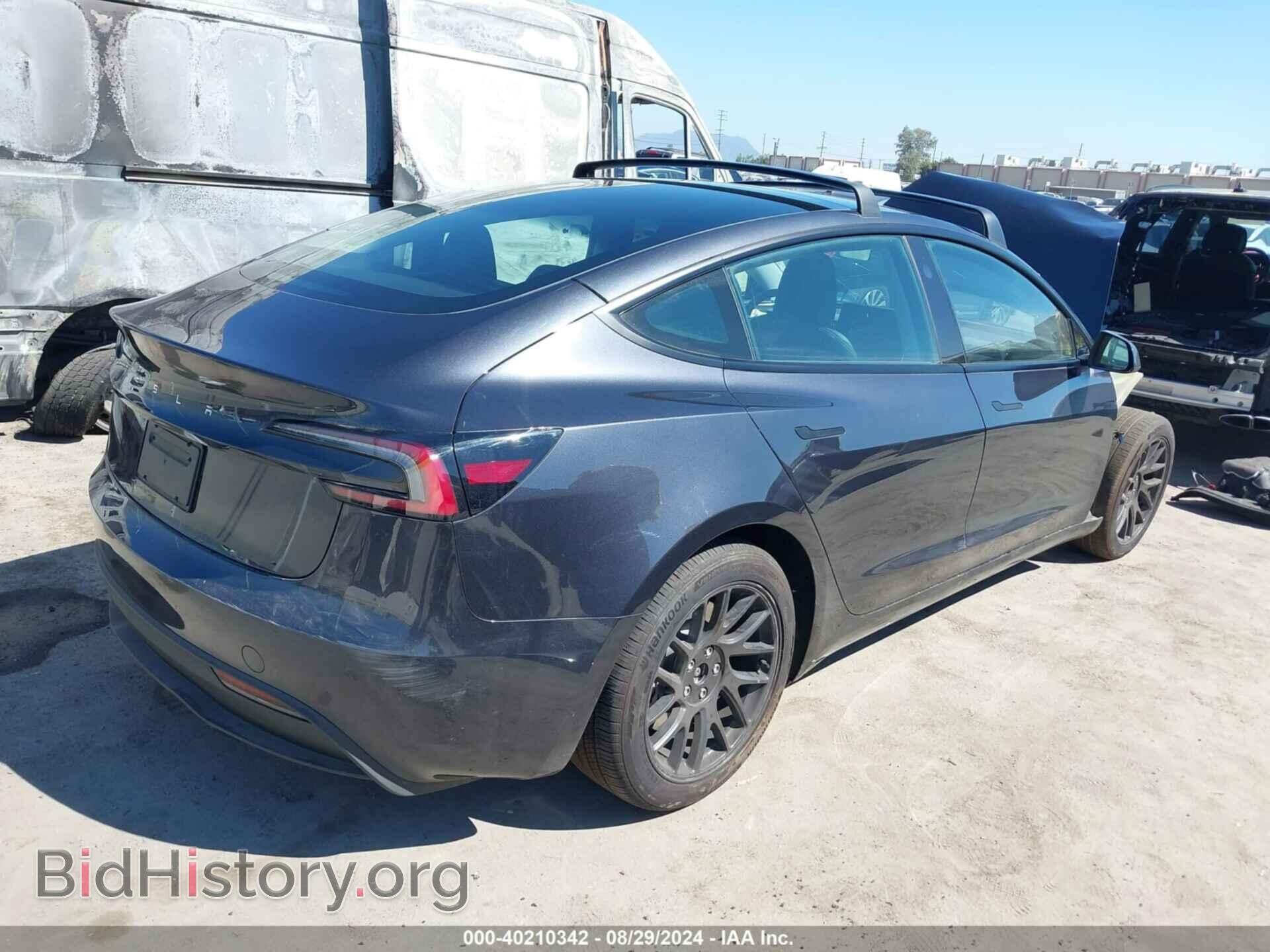 2024 TESLA MODEL 3 - VIN: 5YJ3E1EA2RF749483 - Фото 4