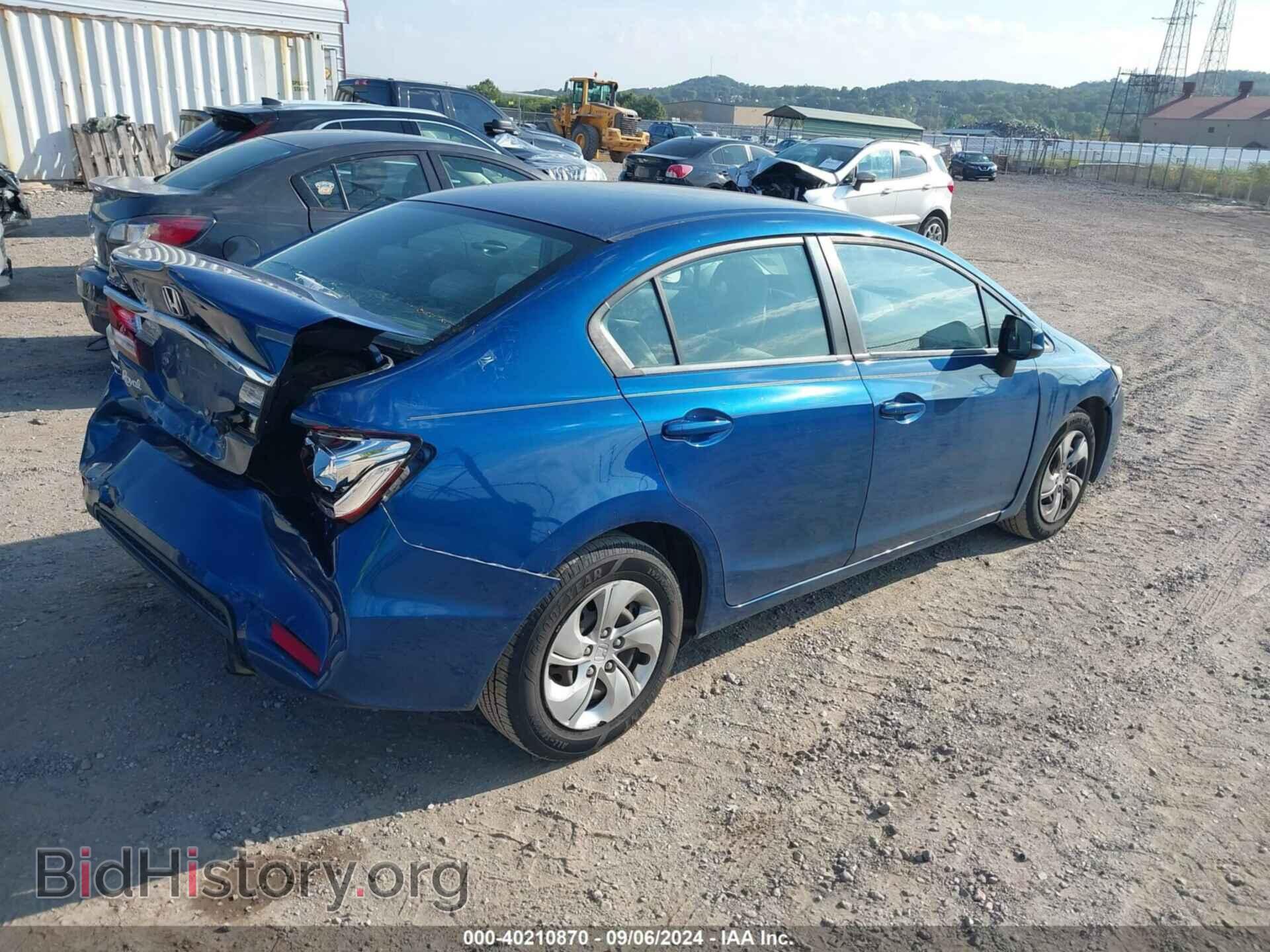 2013 HONDA CIVIC - VIN: 2HGFB2F57DH549619 - Фото 4
