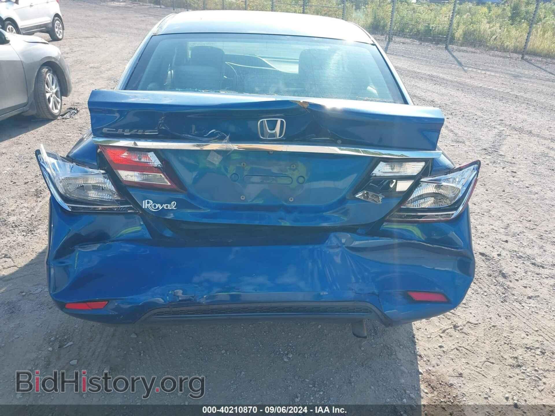 2013 HONDA CIVIC - VIN: 2HGFB2F57DH549619 - Фото 6