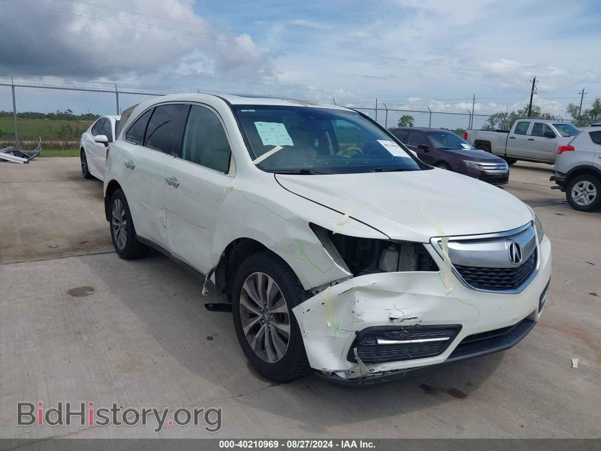 Фотография 5FRYD4H41FB010261 - ACURA MDX 2015