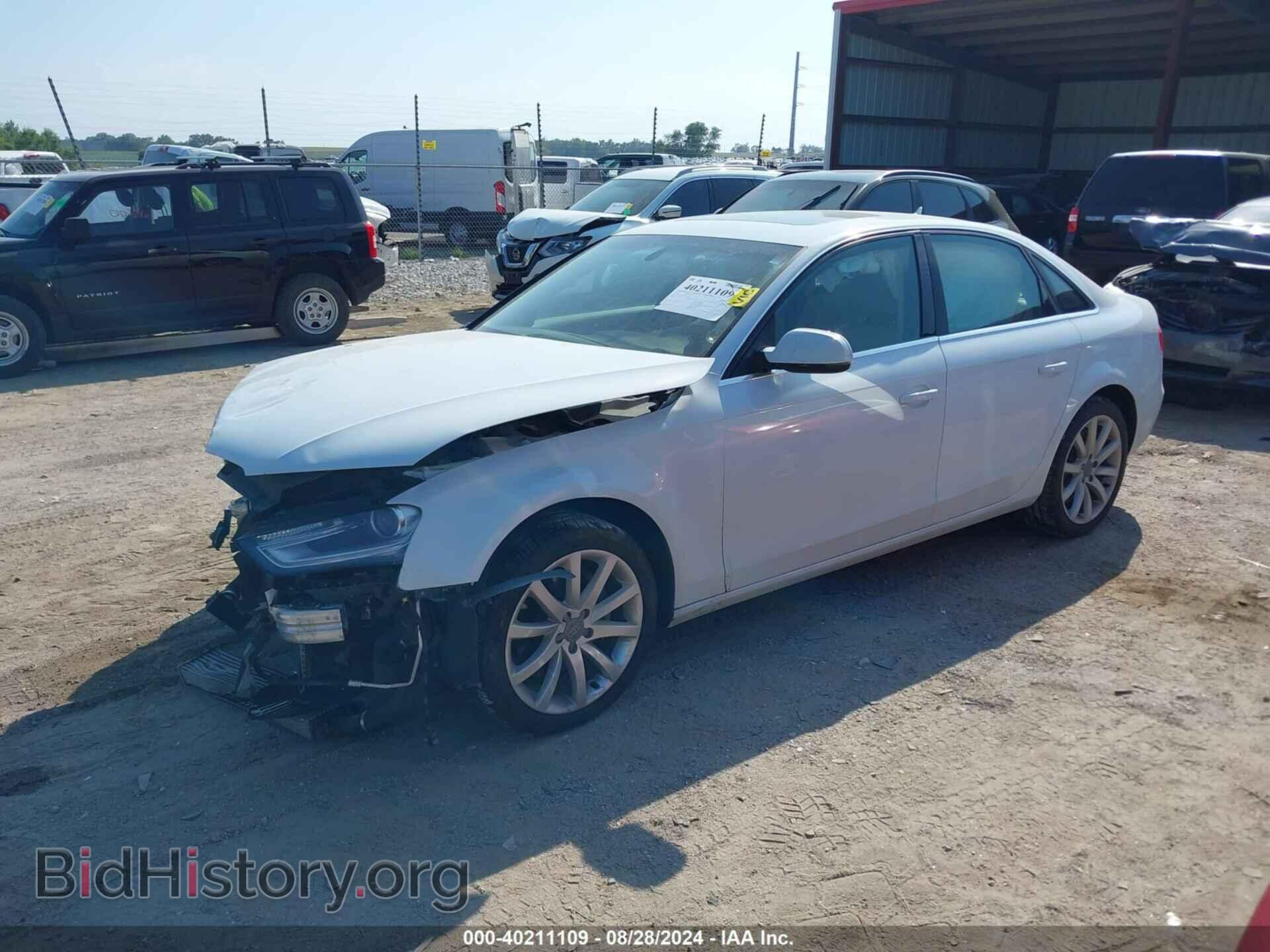 2013 AUDI A4 - VIN: WAUFFAFL1DN024491 - Фото 2