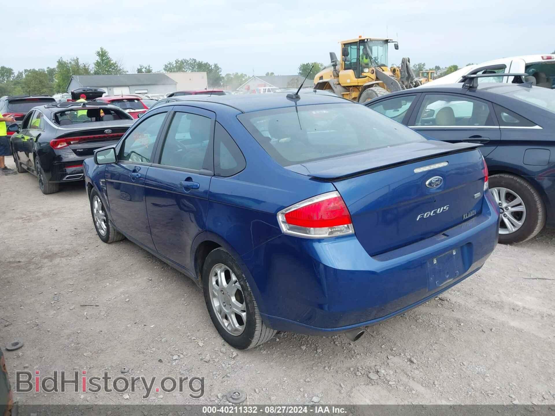 2008 FORD FOCUS - VIN: 1FAHP35N98W269634 - Фото 3