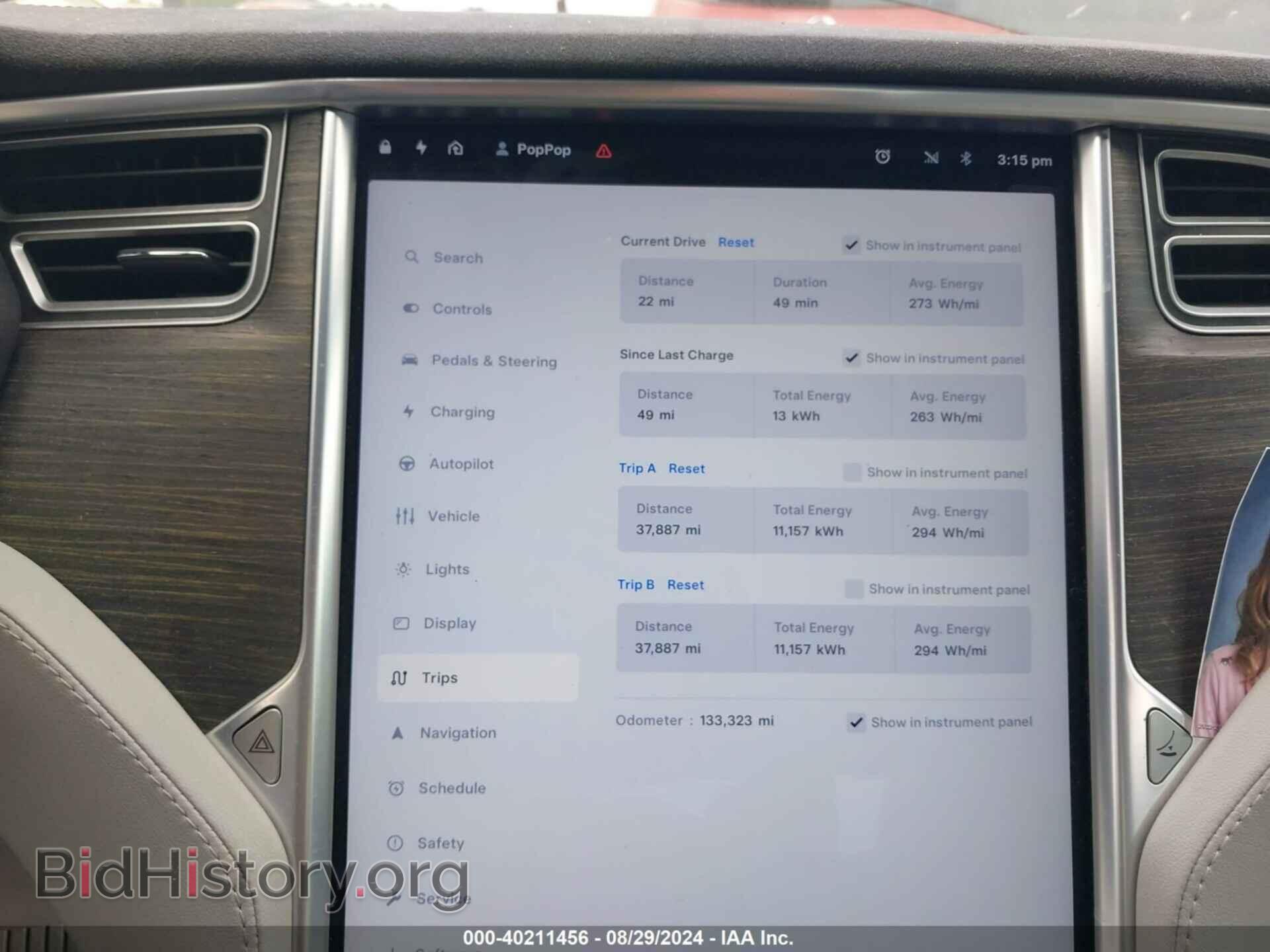 2015 TESLA MODEL S - VIN: 5YJSA1S26FF084717 - Photo 7