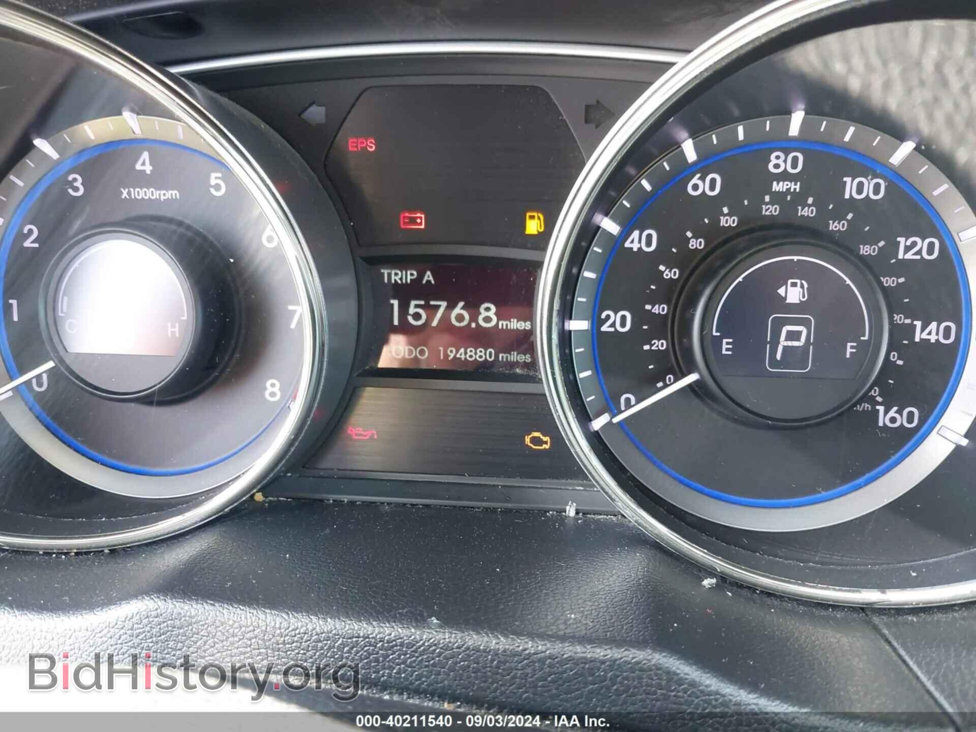 2012 HYUNDAI SONATA - VIN: 5NPEB4AC6CH367914 - Фото 7