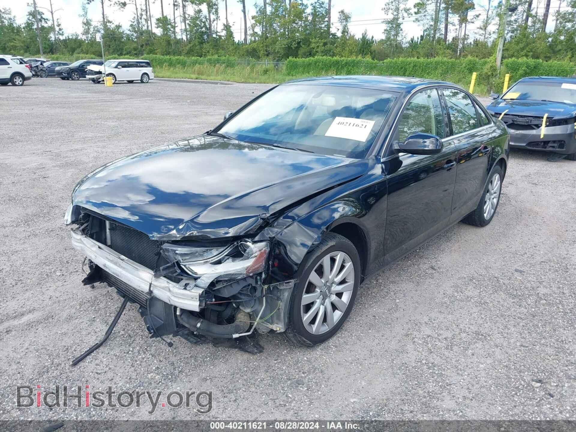 2013 AUDI A4 - VIN: WAUAFAFLXDN025505 - Фото 2