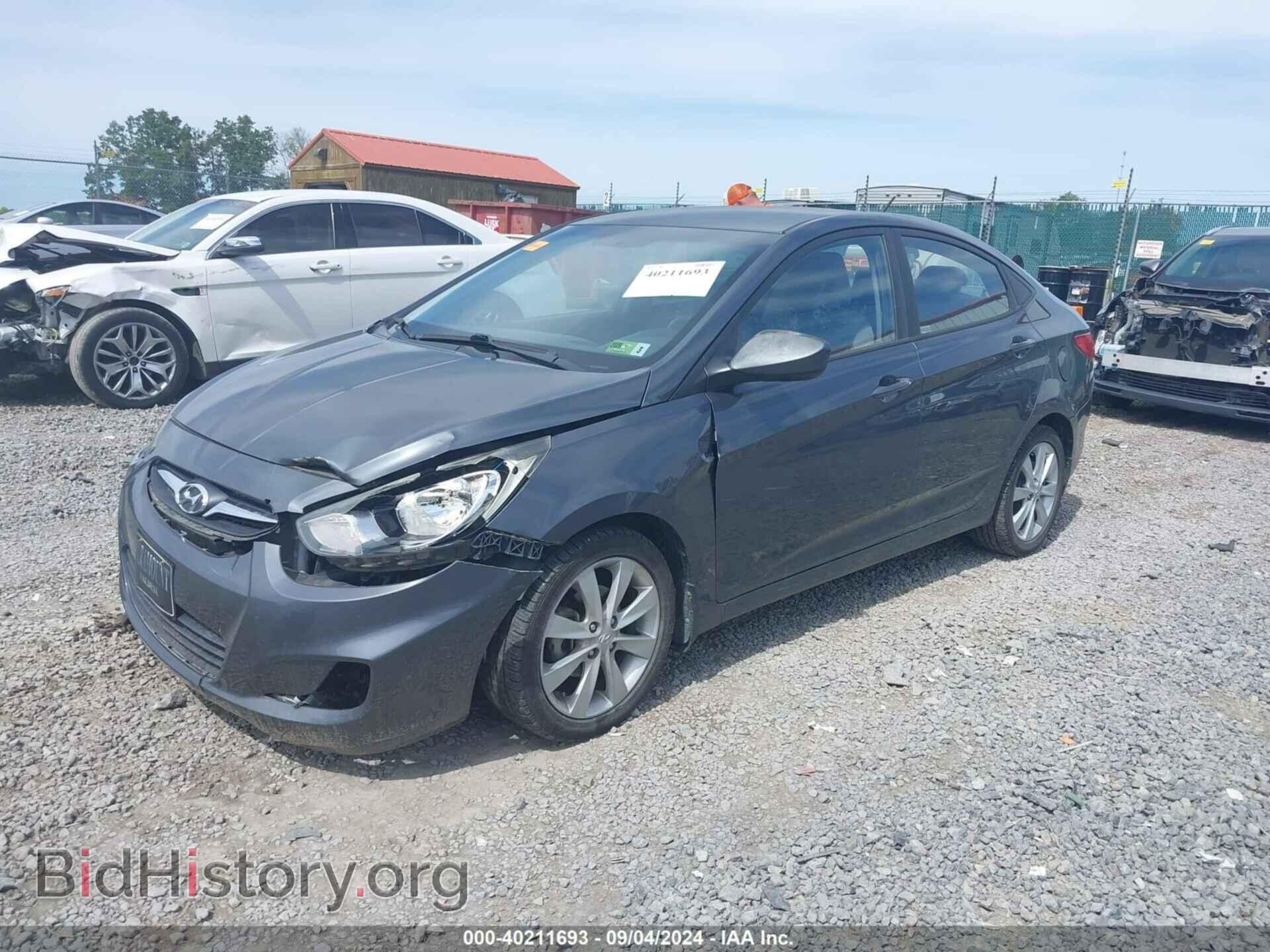 2013 HYUNDAI ACCENT - VIN: KMHCU4AE3DU420087 - Фото 2