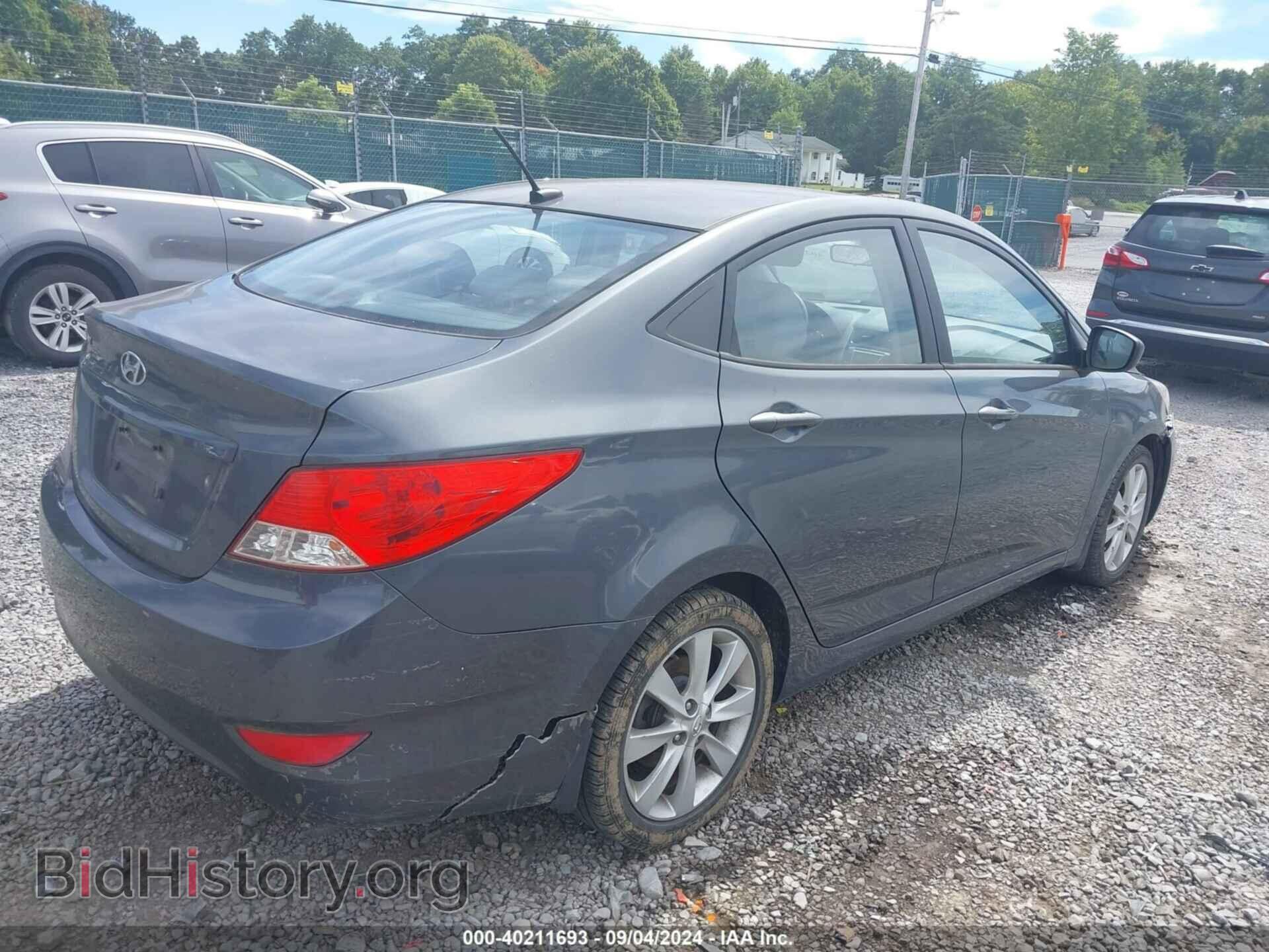 2013 HYUNDAI ACCENT - VIN: KMHCU4AE3DU420087 - Фото 4