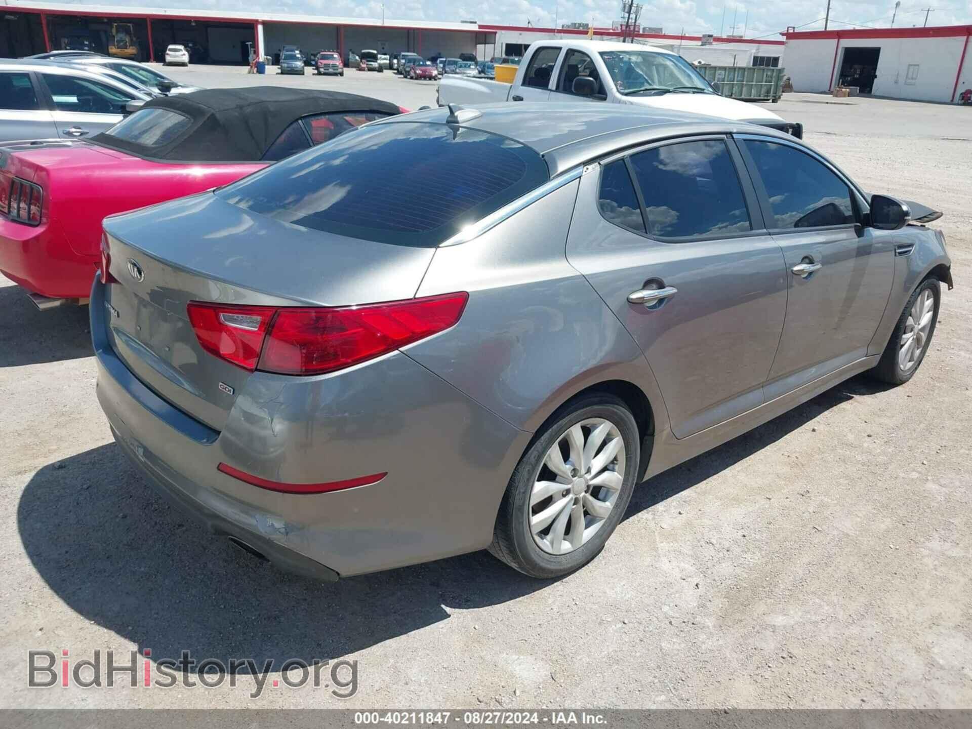 2015 KIA OPTIMA - VIN: 5XXGM4A73FG475008 - Фото 4