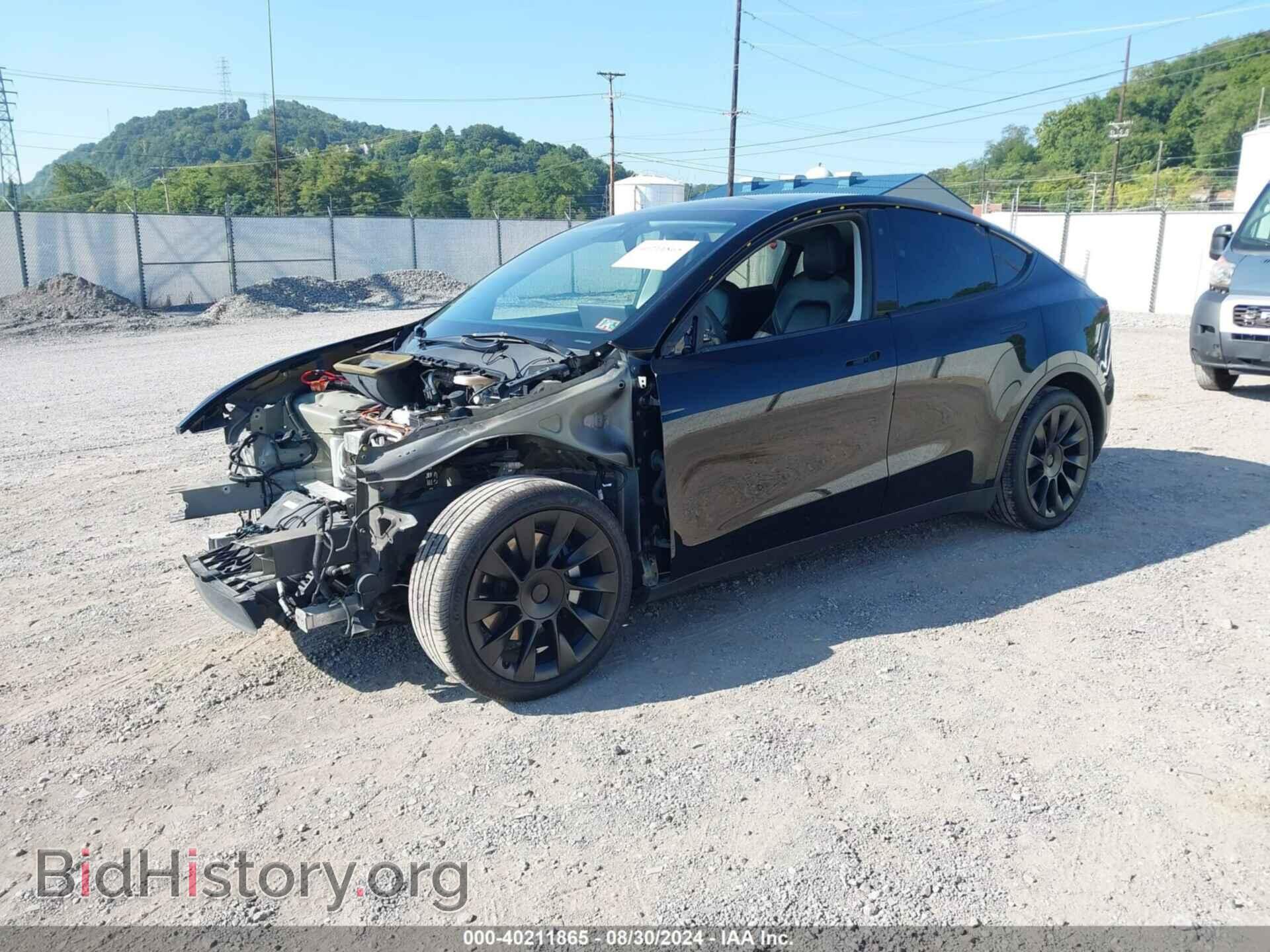 2021 TESLA MODEL Y - VIN: 5YJYGAEE7MF208389 - Фото 2