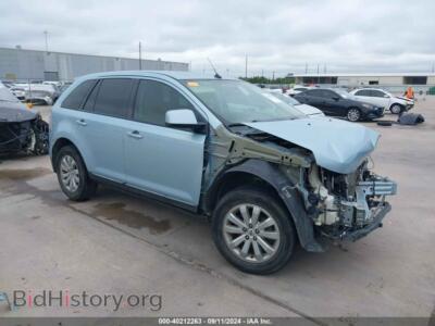2008 Ford EDGE SEL, голубой — VIN 2FMDK38C58BA06295, IAAI