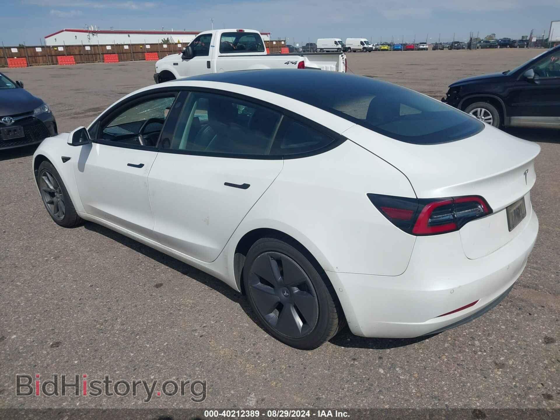 2022 TESLA MODEL 3 - VIN: 5YJ3E1EA4NF155164 - Фото 3