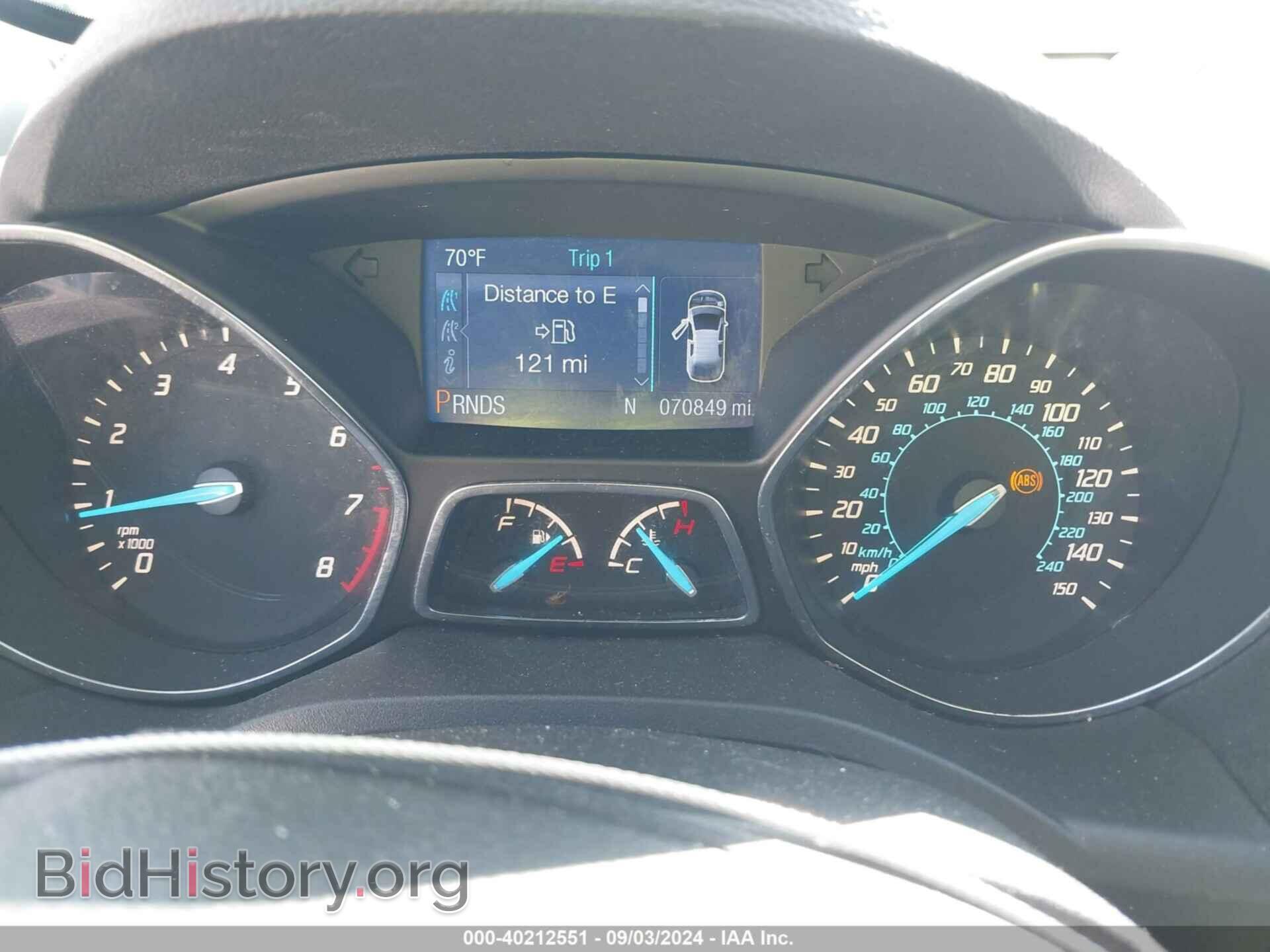 2013 FORD ESCAPE - VIN: 1FMCU0G9XDUC20844 - Фото 7