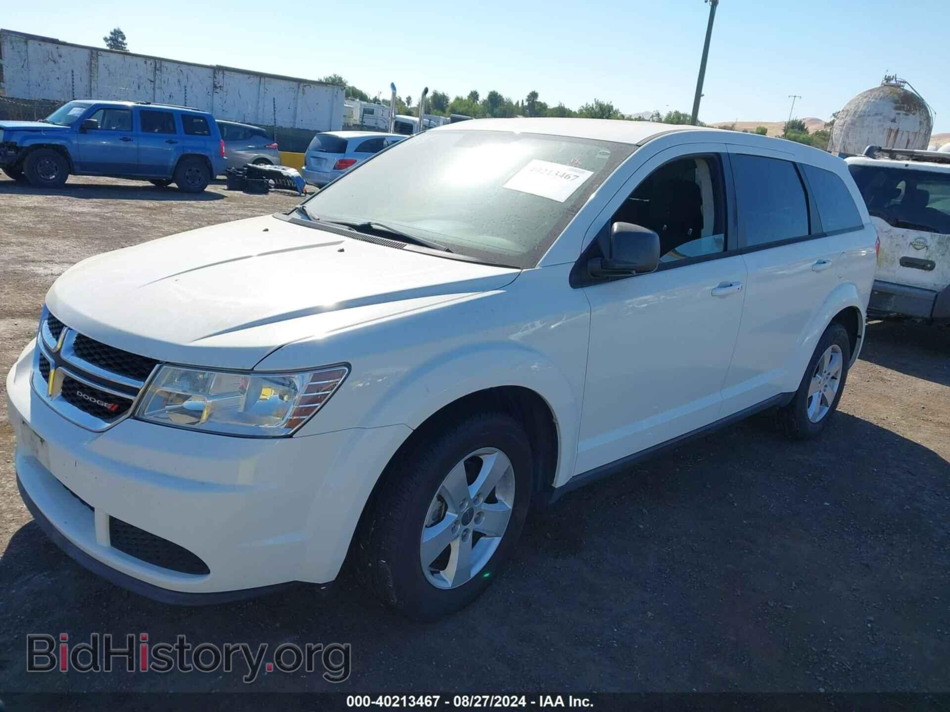 2013 DODGE JOURNEY - VIN: 3C4PDCAB5DT650245 - Фото 2