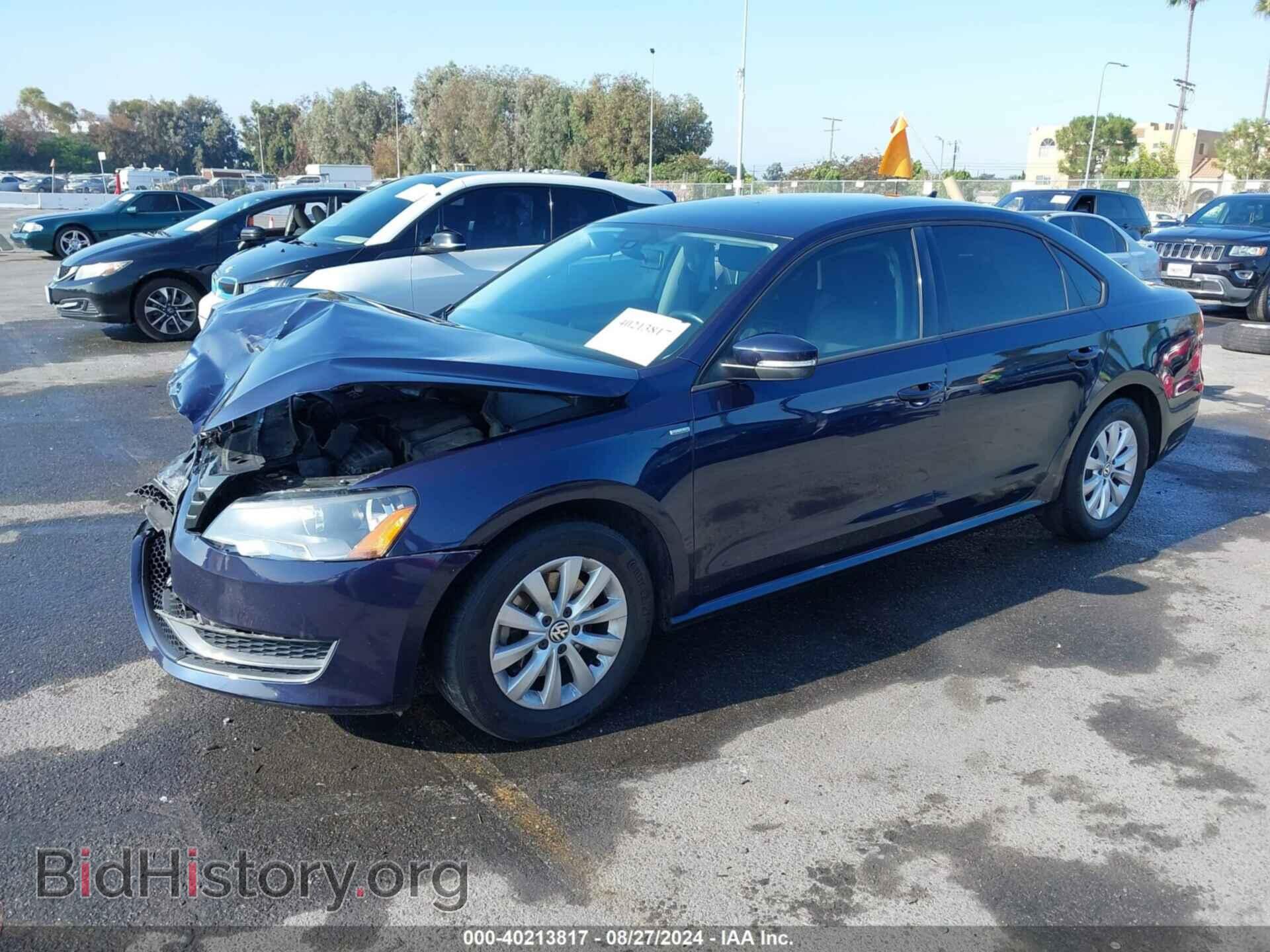 2014 VOLKSWAGEN PASSAT - VIN: 1VWAT7A33EC091815 - Фото 2