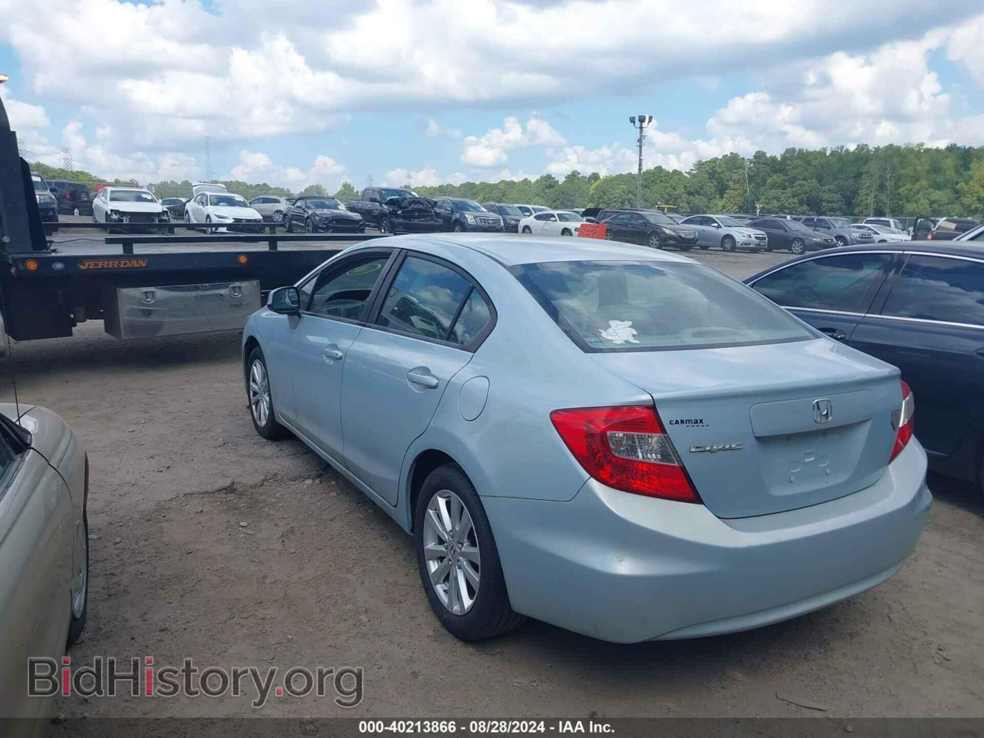 2012 HONDA CIVIC - VIN: 19XFB2F85CE348806 - Фото 3