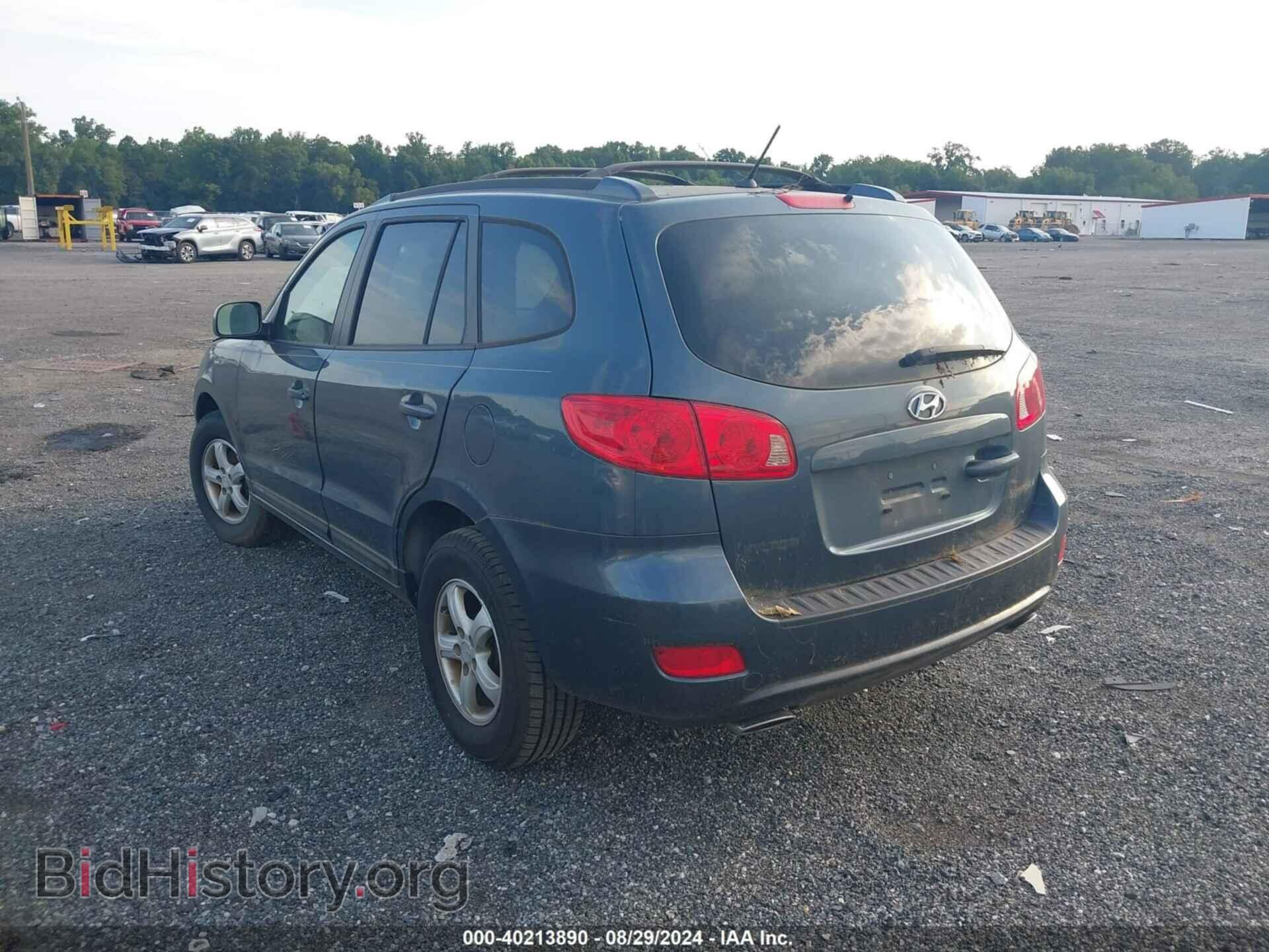 2007 HYUNDAI SANTA FE - VIN: 5NMSG13D17H019787 - Фото 3