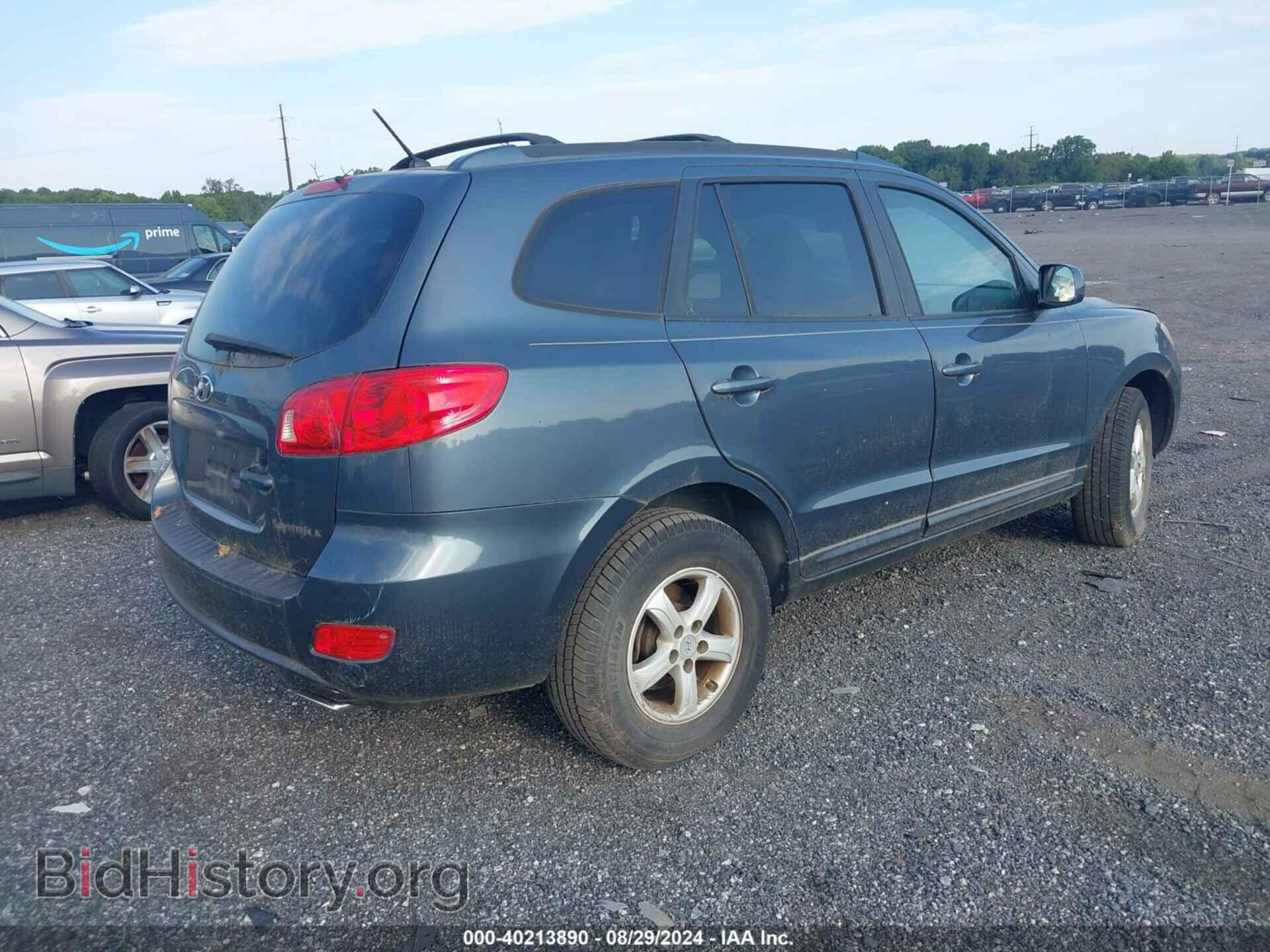 2007 HYUNDAI SANTA FE - VIN: 5NMSG13D17H019787 - Фото 4