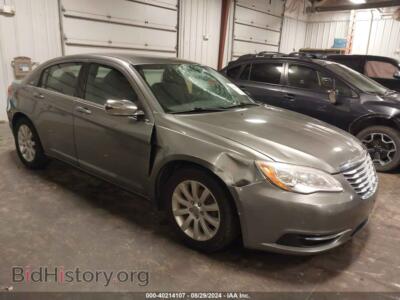 2013 Chrysler 200 Touring, серый — VIN 1C3CCBBG0DN623853, IAAI