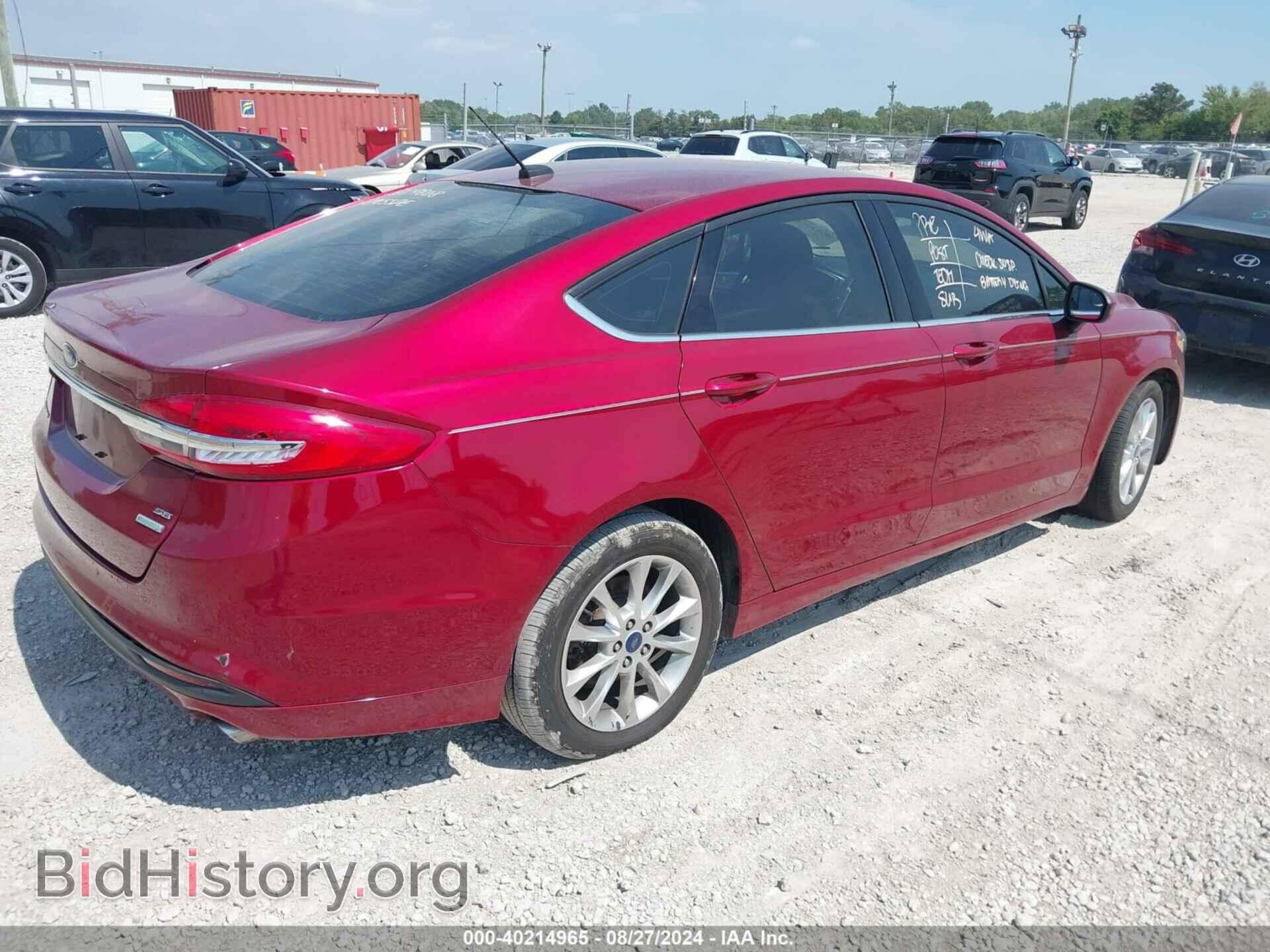2017 FORD FUSION - VIN: 3FA6P0HD0HR272143 - Фото 4