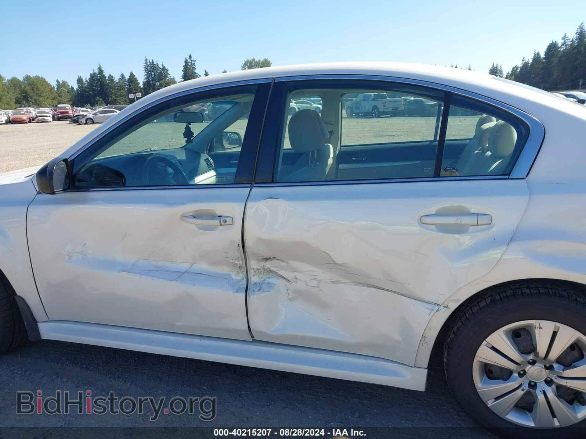 2013 SUBARU LEGACY - VIN: 4S3BMBA67D3046344 - Фото 6