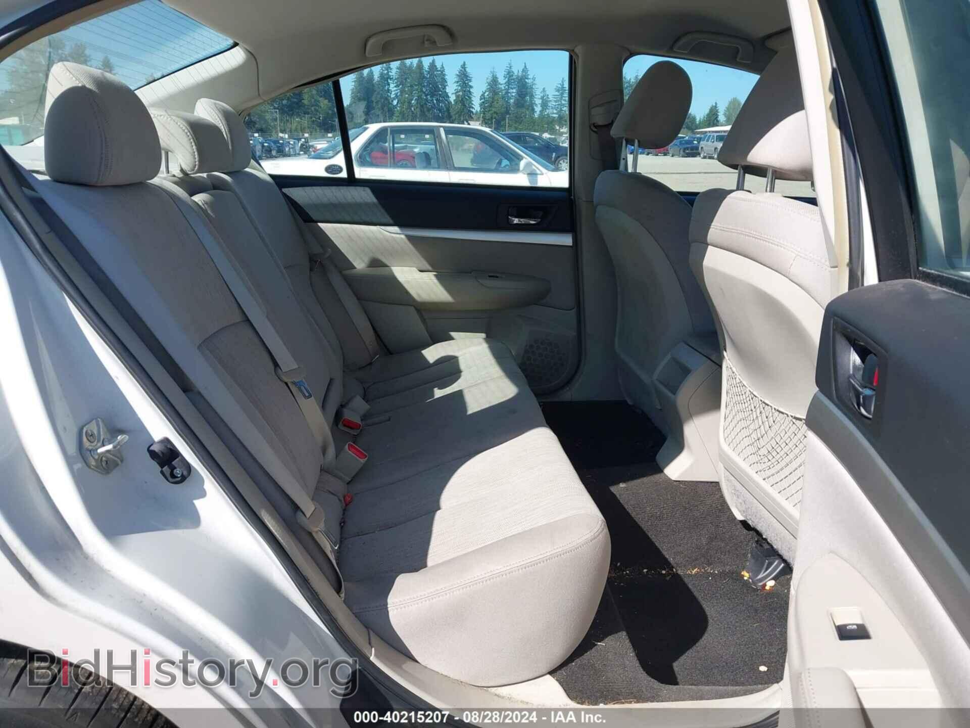 2013 SUBARU LEGACY - VIN: 4S3BMBA67D3046344 - Фото 8