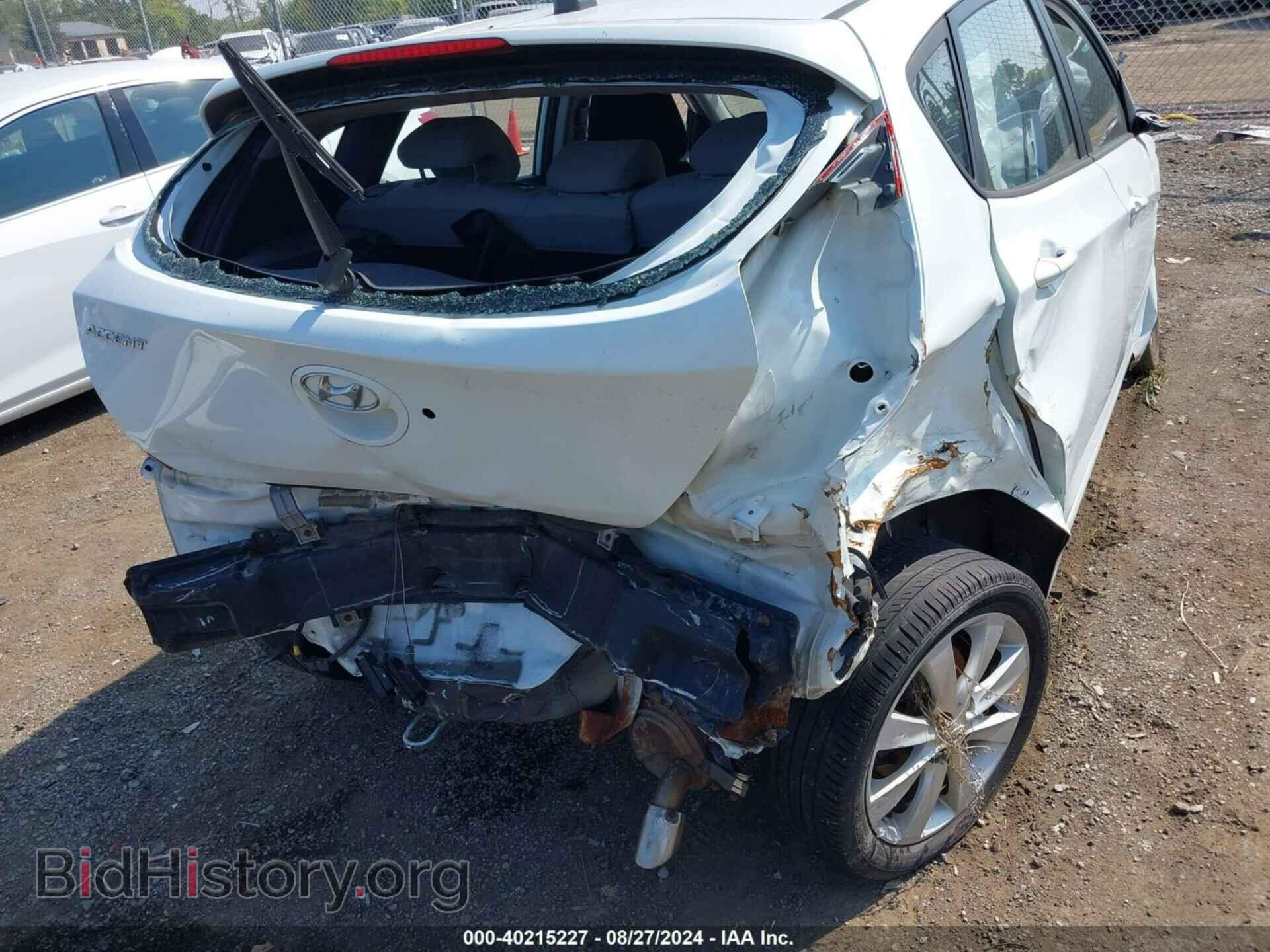2012 HYUNDAI ACCENT - VIN: KMHCU5AE7CU044997 - Фото 14