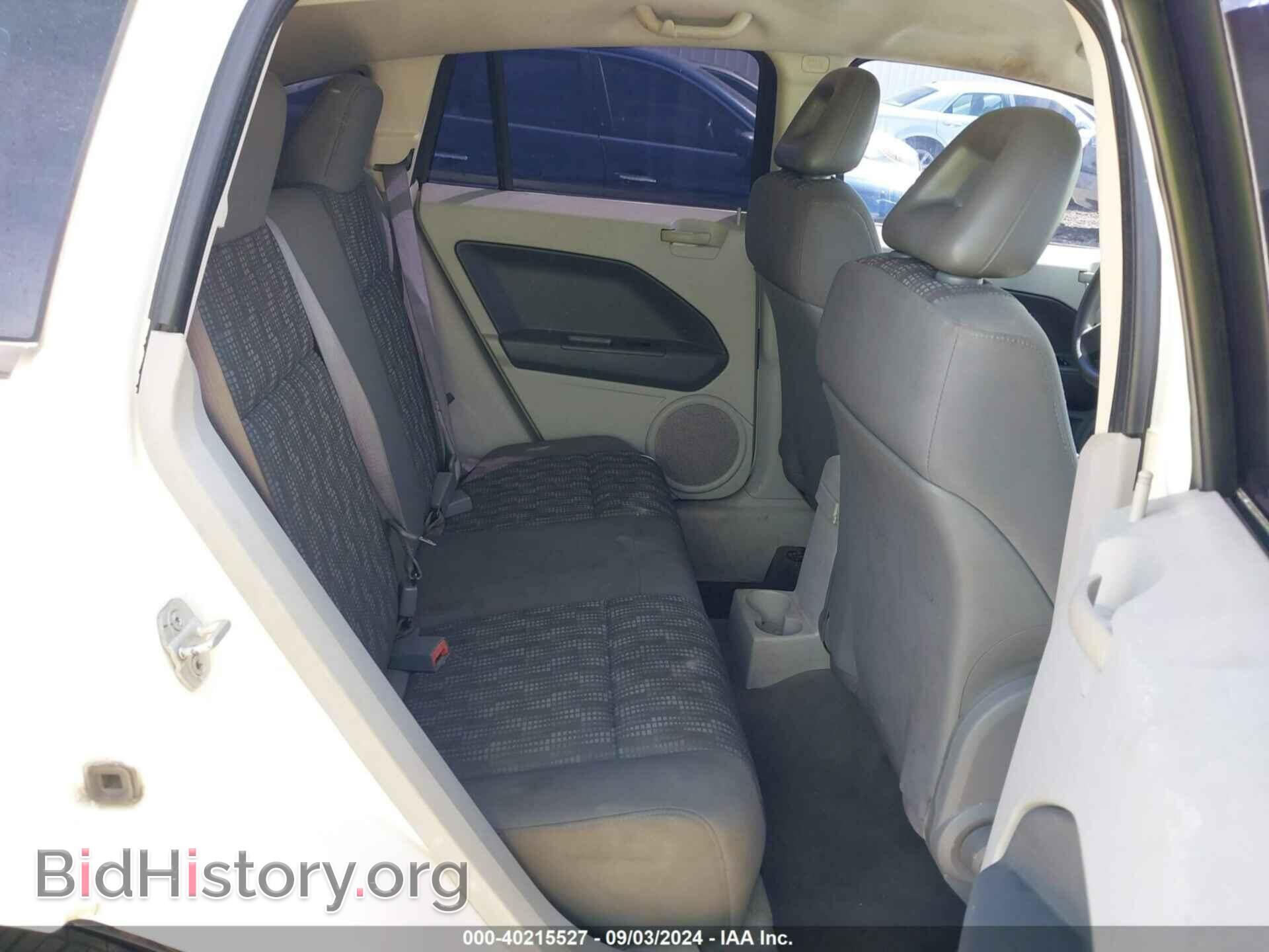 2007 DODGE CALIBER - VIN: 1B3HB48B37D540859 - Фото 8