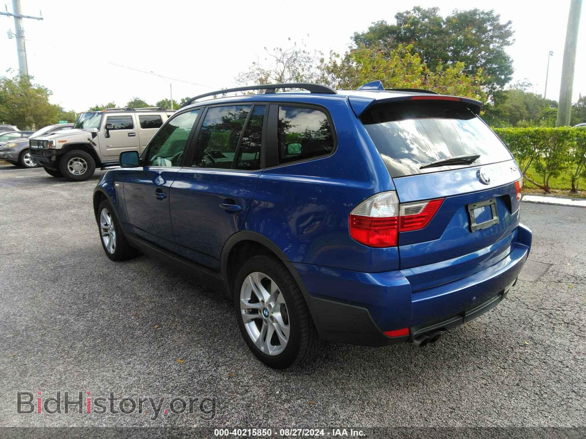 2007 BMW X3 - VIN: WBXPC93407WF01914 - Фото 3