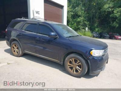 2012 Dodge DURANGO SXT, blue — VIN 1C4RDJAG4CC169843, IAAI