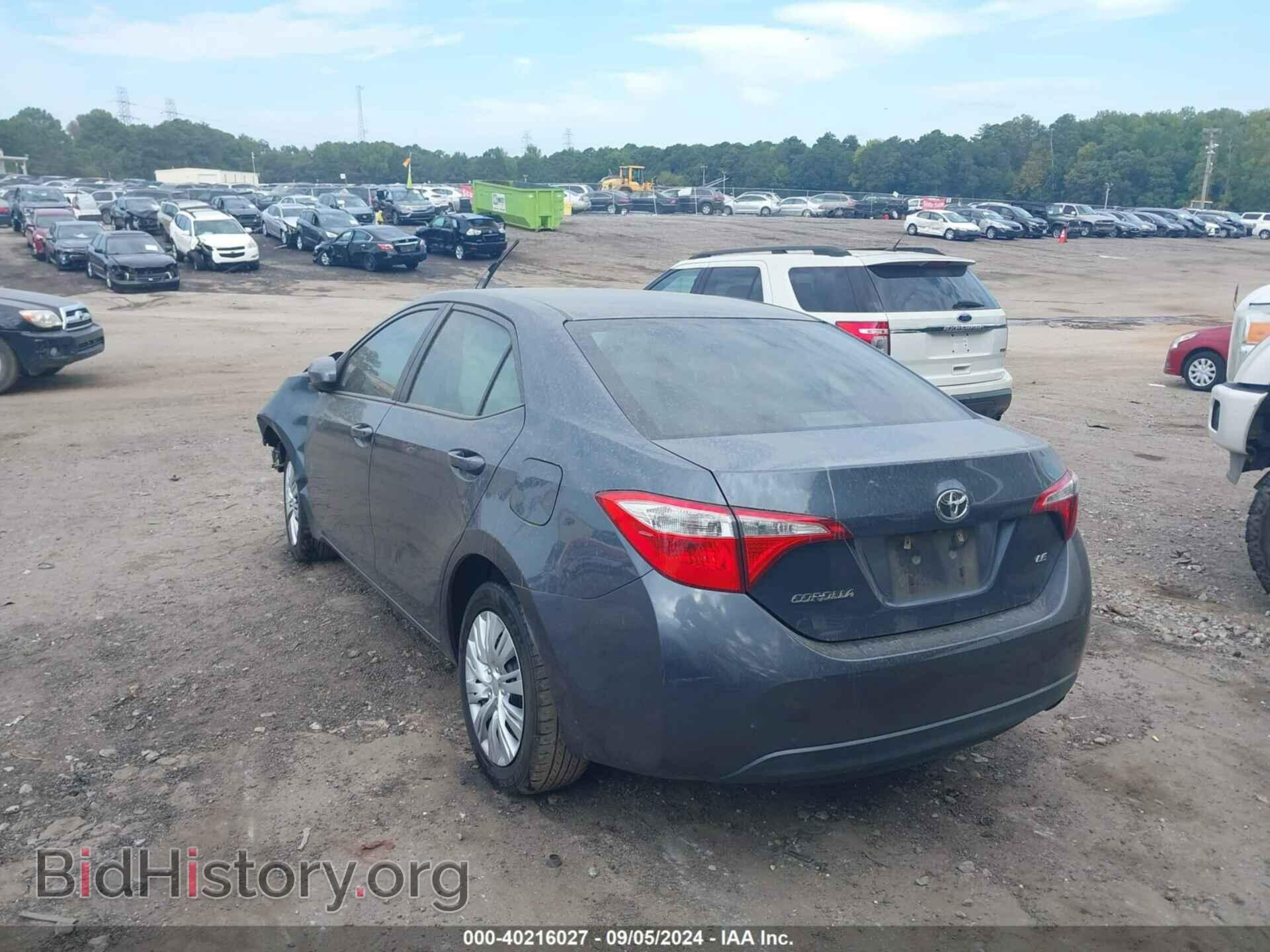 2016 Toyota COROLLA (VIN 2T1BURHE7GC736421) — фото 3 из 13