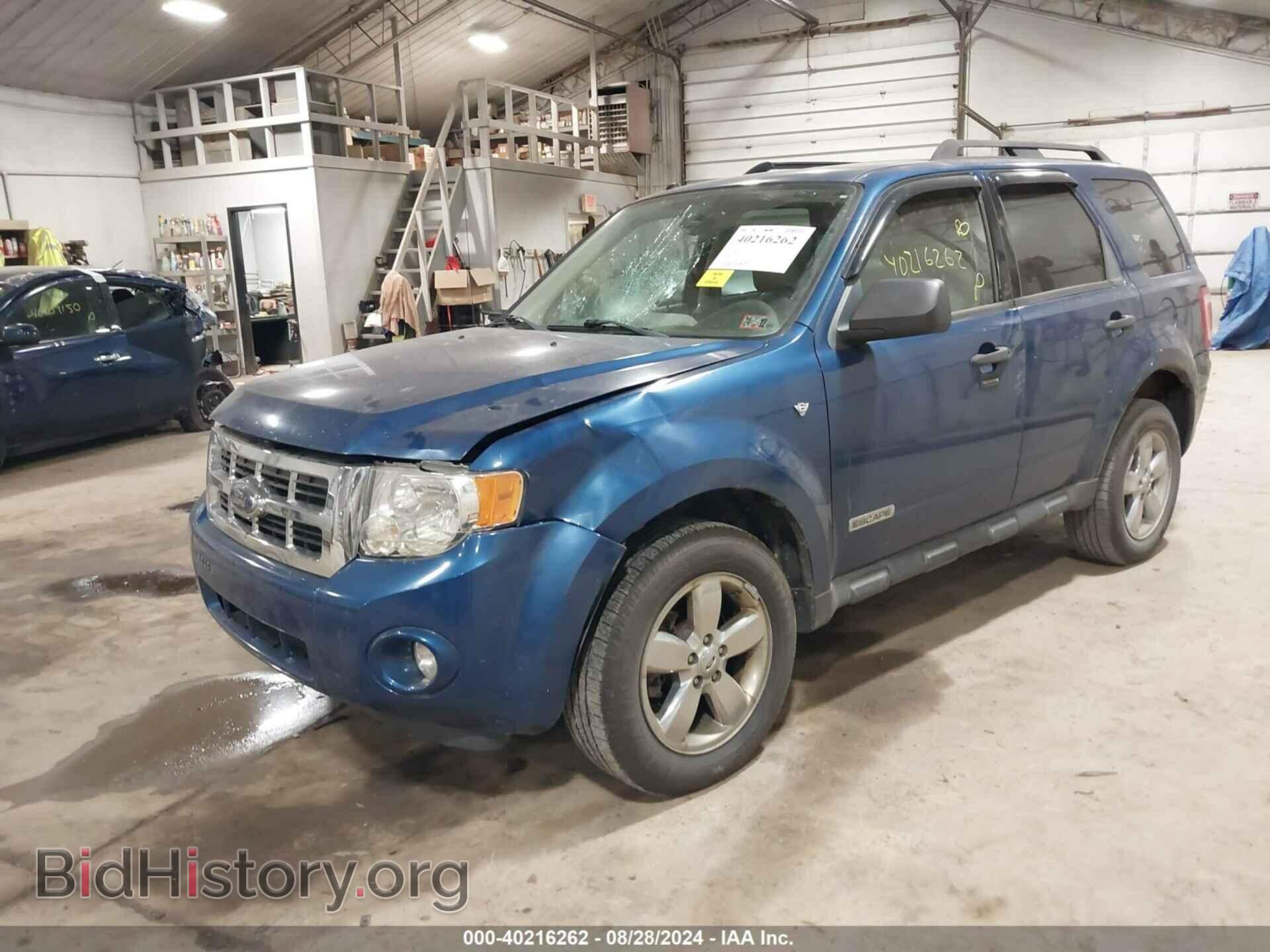 2008 FORD ESCAPE - VIN: 1FMCU93188KB49343 - Фото 2