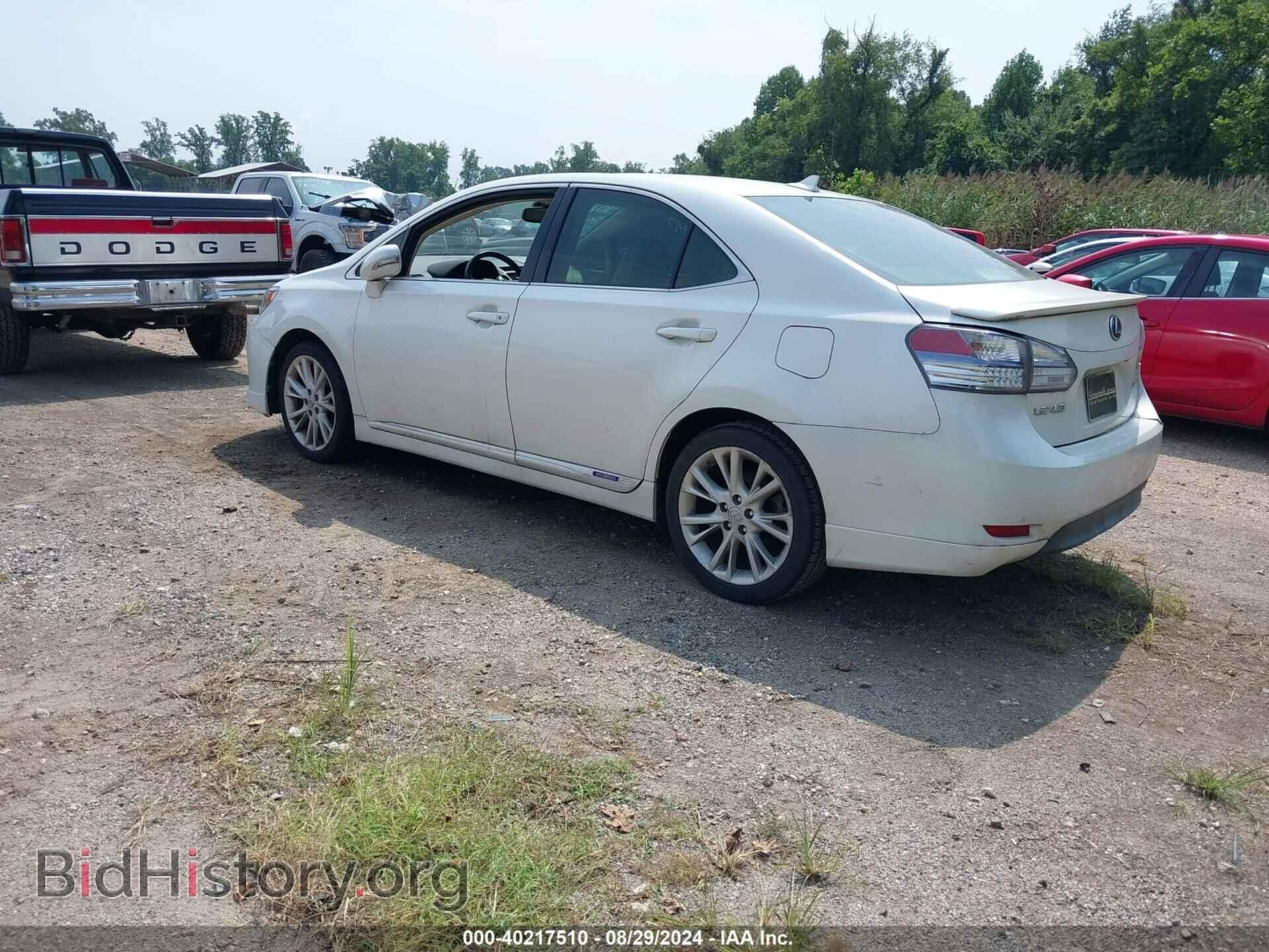 2010 LEXUS HS 250H - VIN: JTHBB1BA0A2006464 - Фото 3