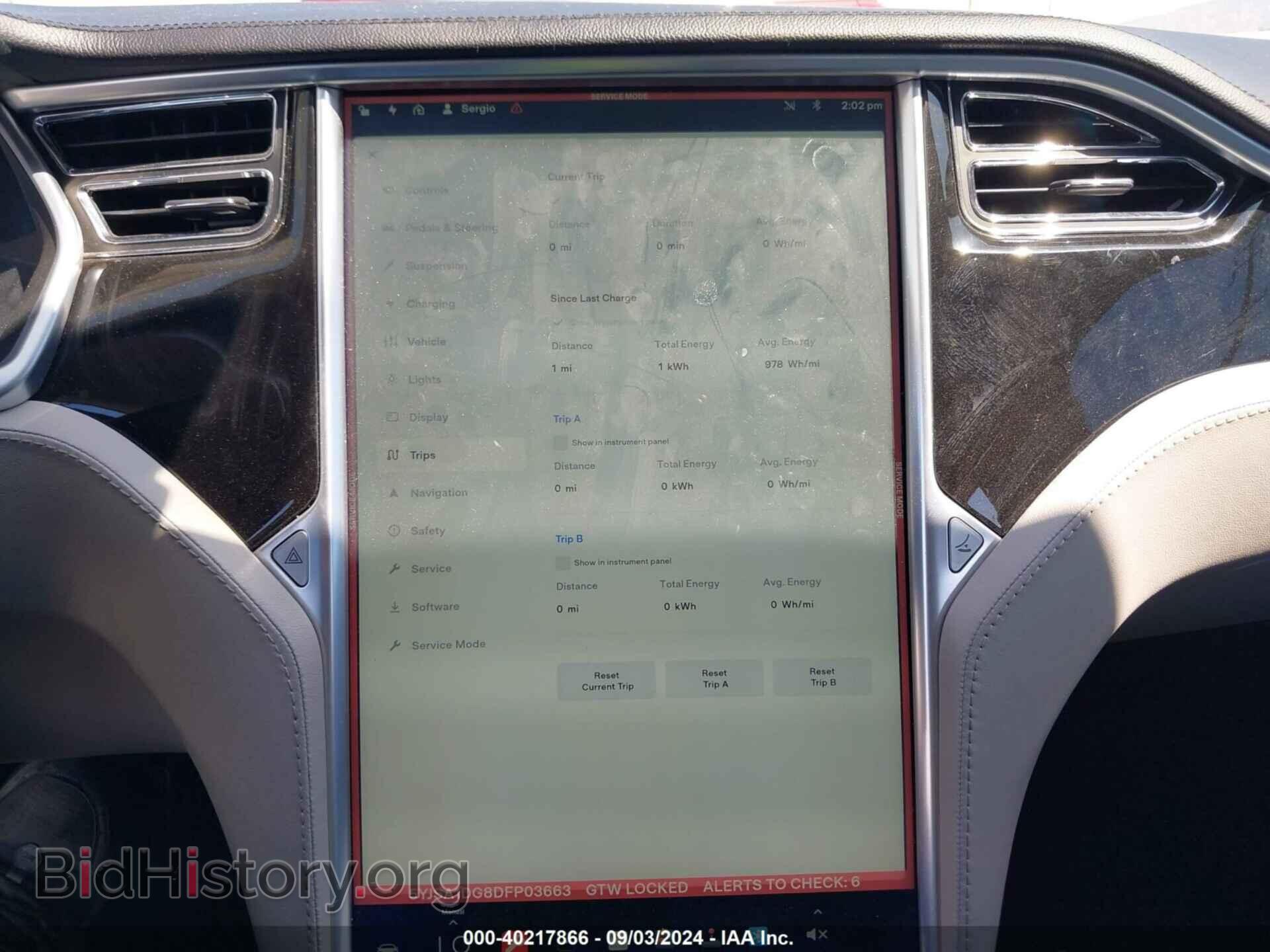 2013 TESLA MODEL S - VIN: 5YJSA1DG8DFP03663 - Photo 7